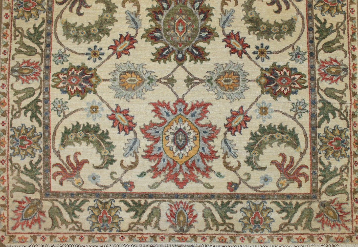 Wide Runner Traditional Hand Knotted Wool Area Rug - MR024764