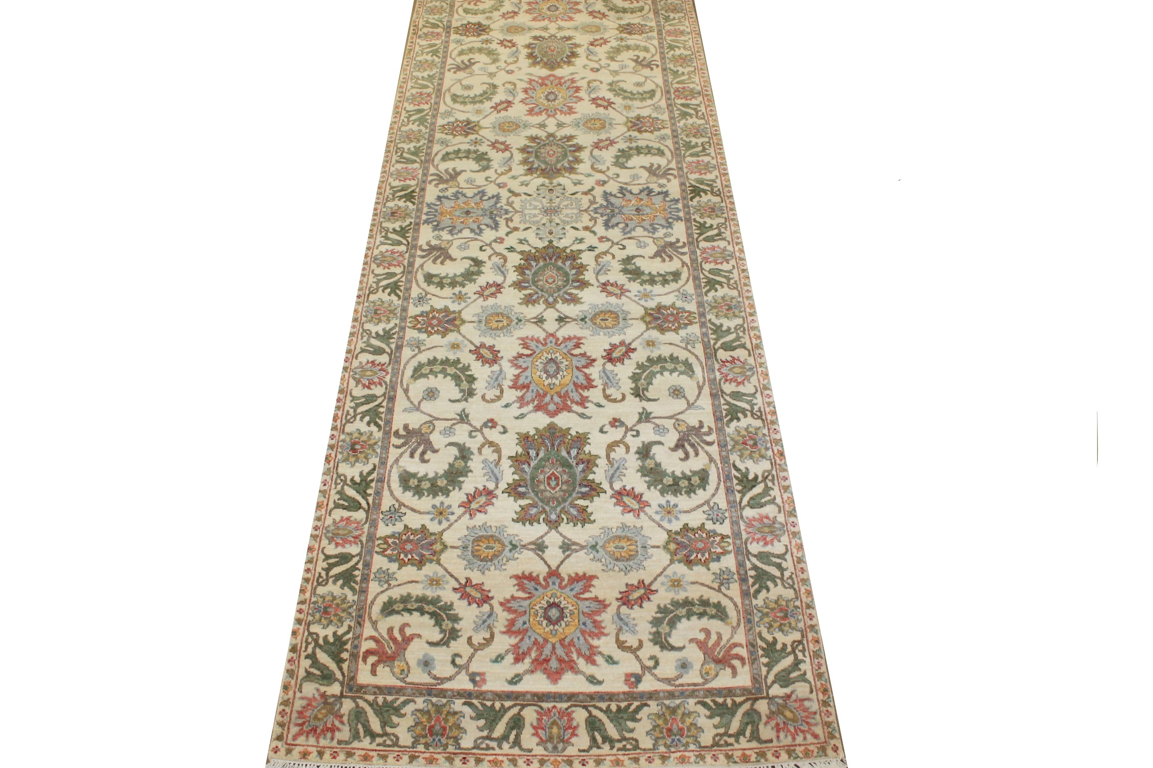 Wide Runner Traditional Hand Knotted Wool Area Rug - MR024764
