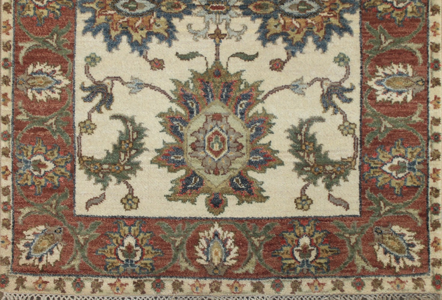 10 ft. Runner Traditional Hand Knotted Wool Area Rug - MR024776