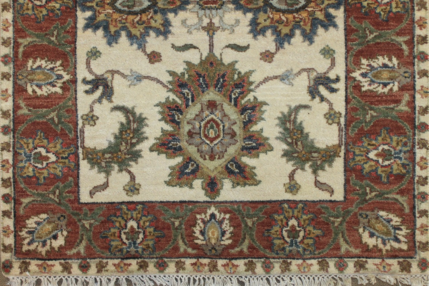 10 ft. Runner Traditional Hand Knotted Wool Area Rug - MR024777