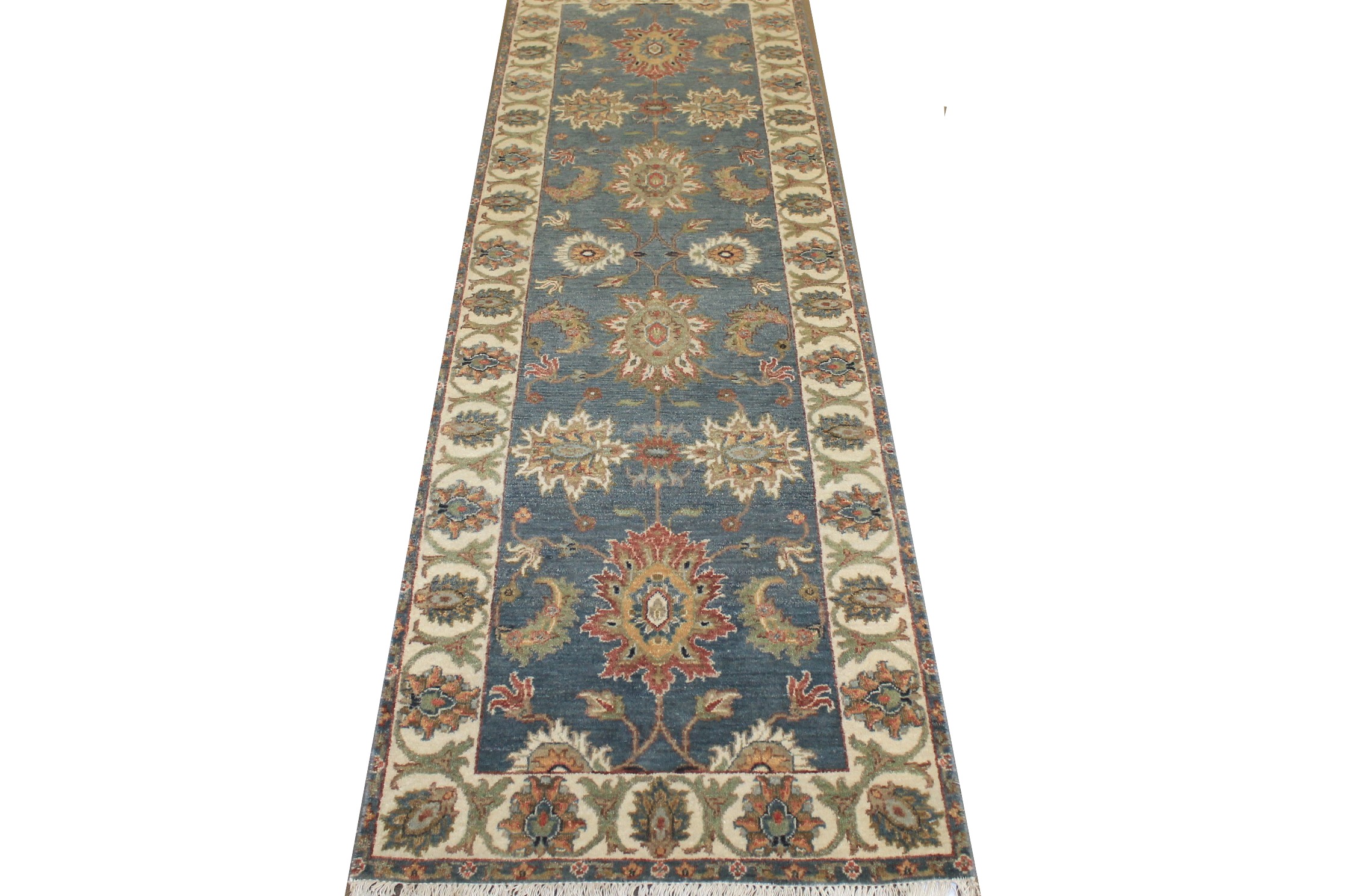 8 ft. Runner Traditional Hand Knotted Wool Area Rug - MR024835