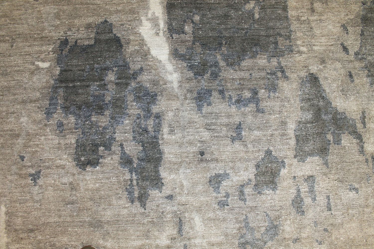 9x12 Modern Hand Knotted Wool & Viscose Area Rug - MR024887