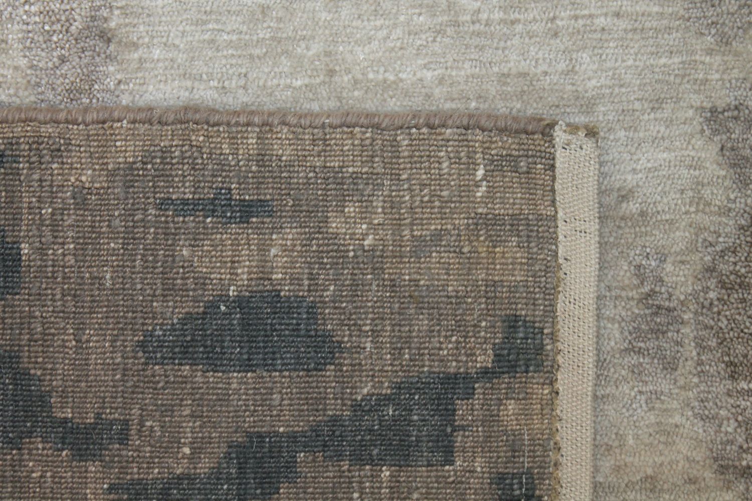 9x12 Modern Hand Knotted Wool & Viscose Area Rug - MR024887