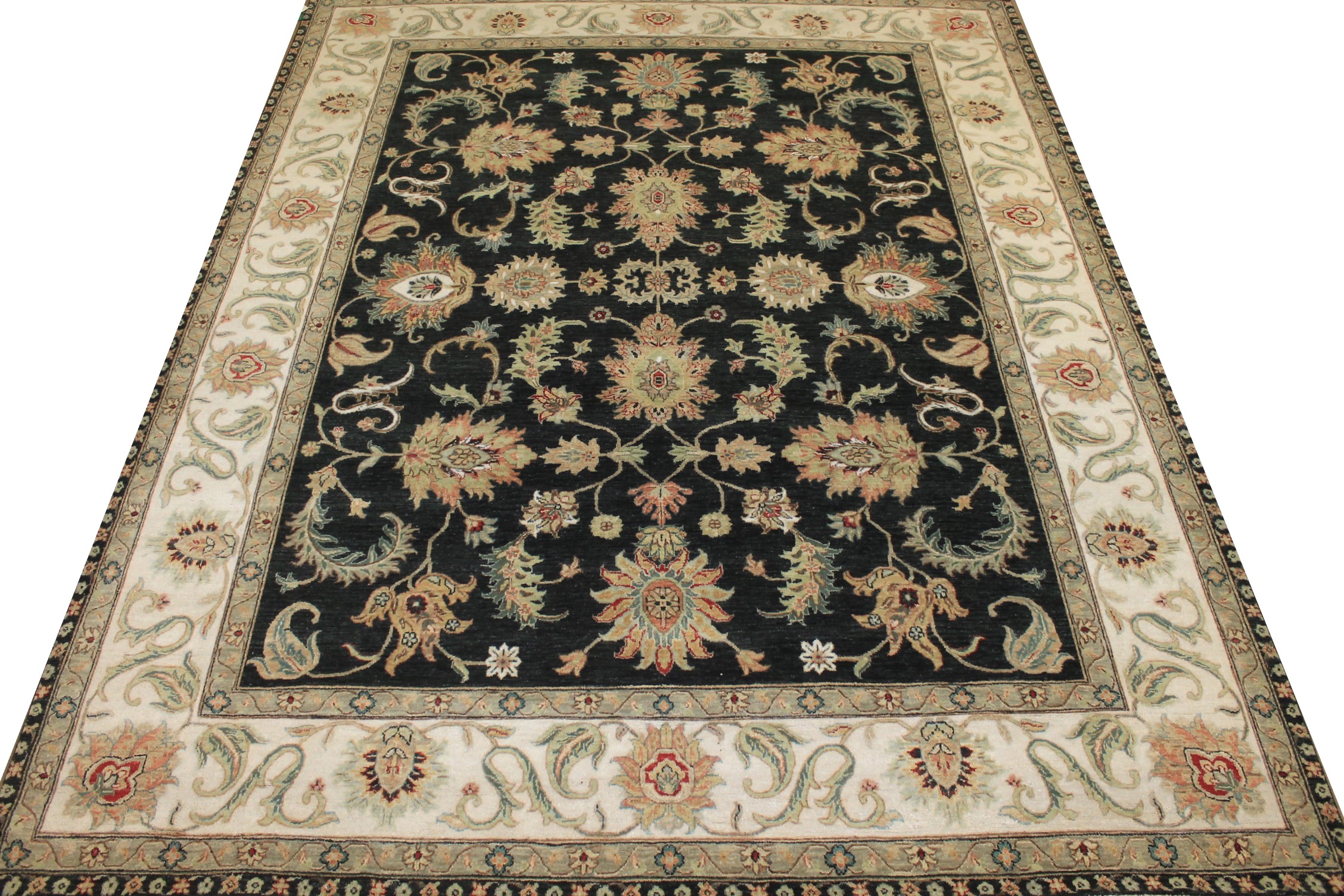 8x10 Traditional Hand Knotted Wool Area Rug - MR024942