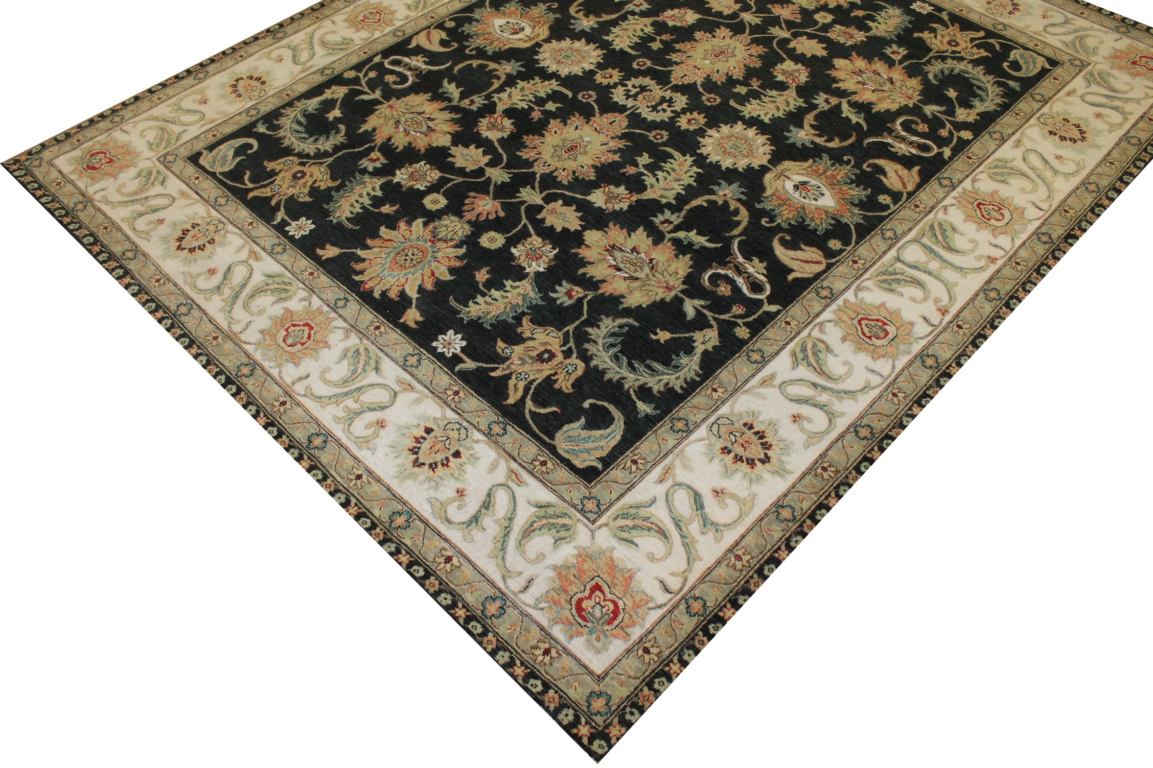 8x10 Traditional Hand Knotted Wool Area Rug - MR024942