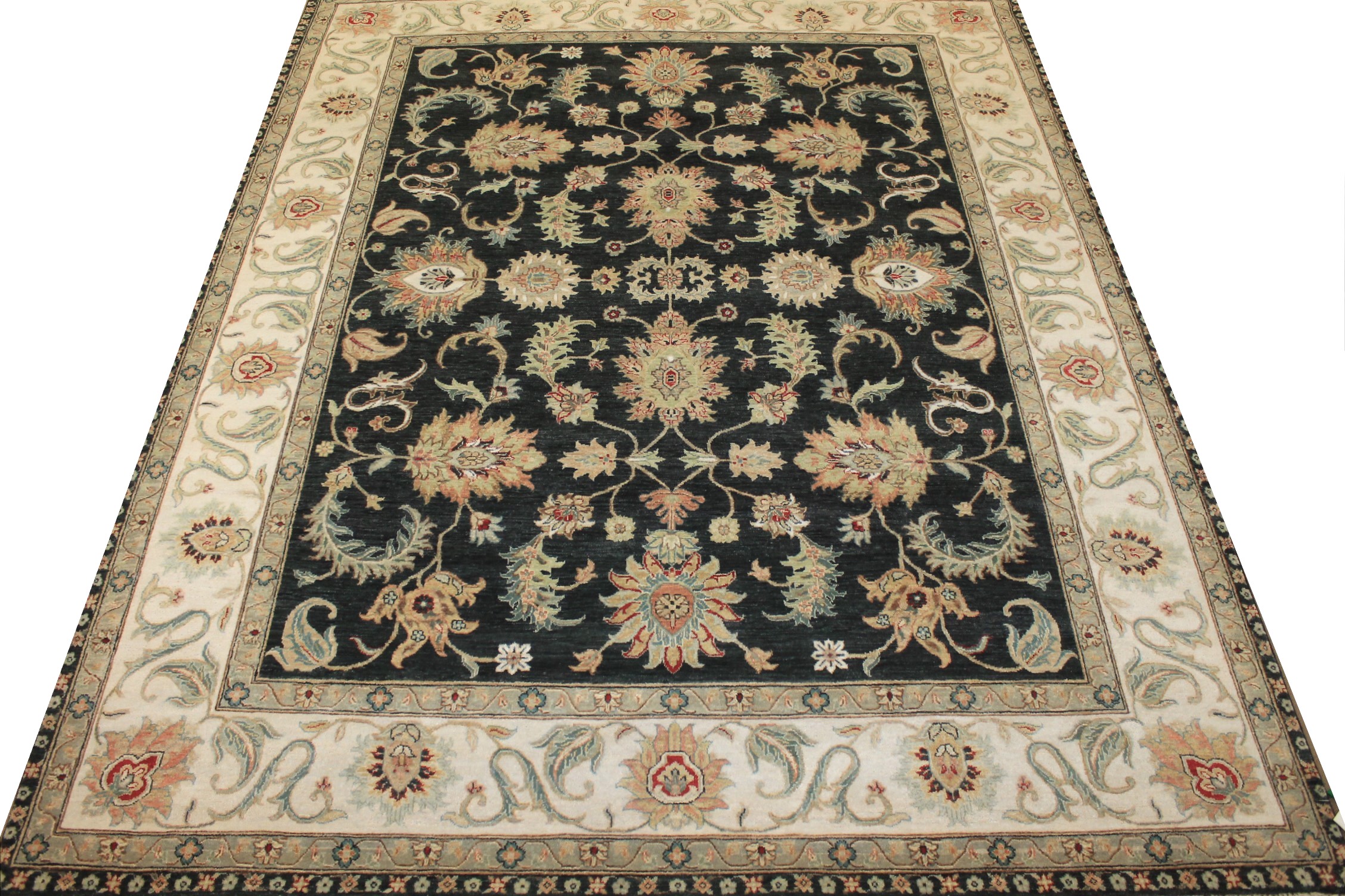 8x10 Traditional Hand Knotted Wool Area Rug - MR024942
