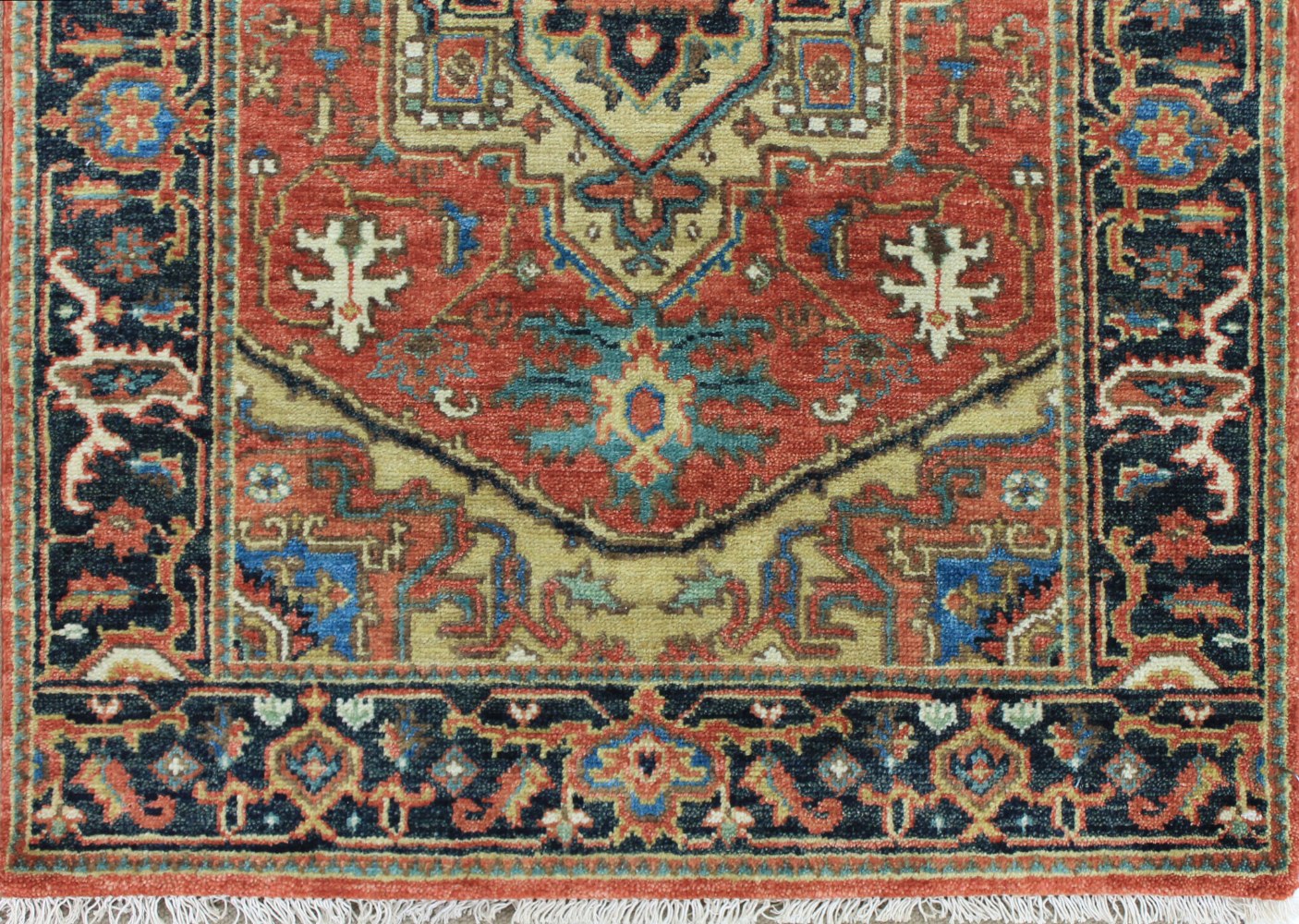 8 ft. Runner Heriz/Serapi Hand Knotted Wool Area Rug - MR024972