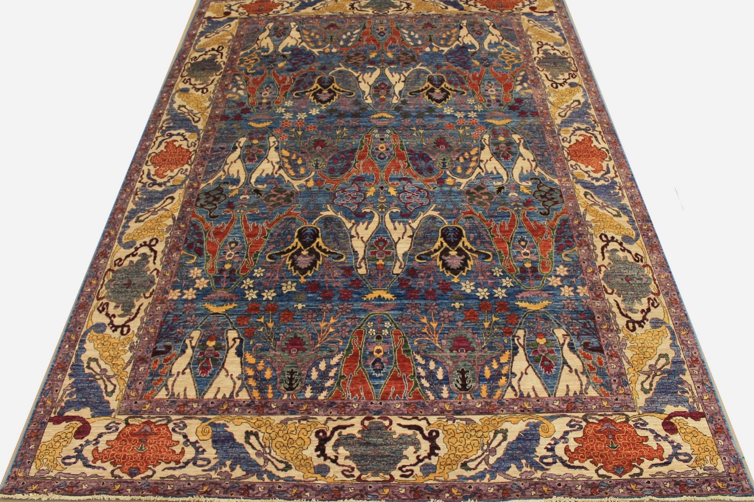 10x14 Antique Revival Hand Knotted Wool Area Rug - MR024991