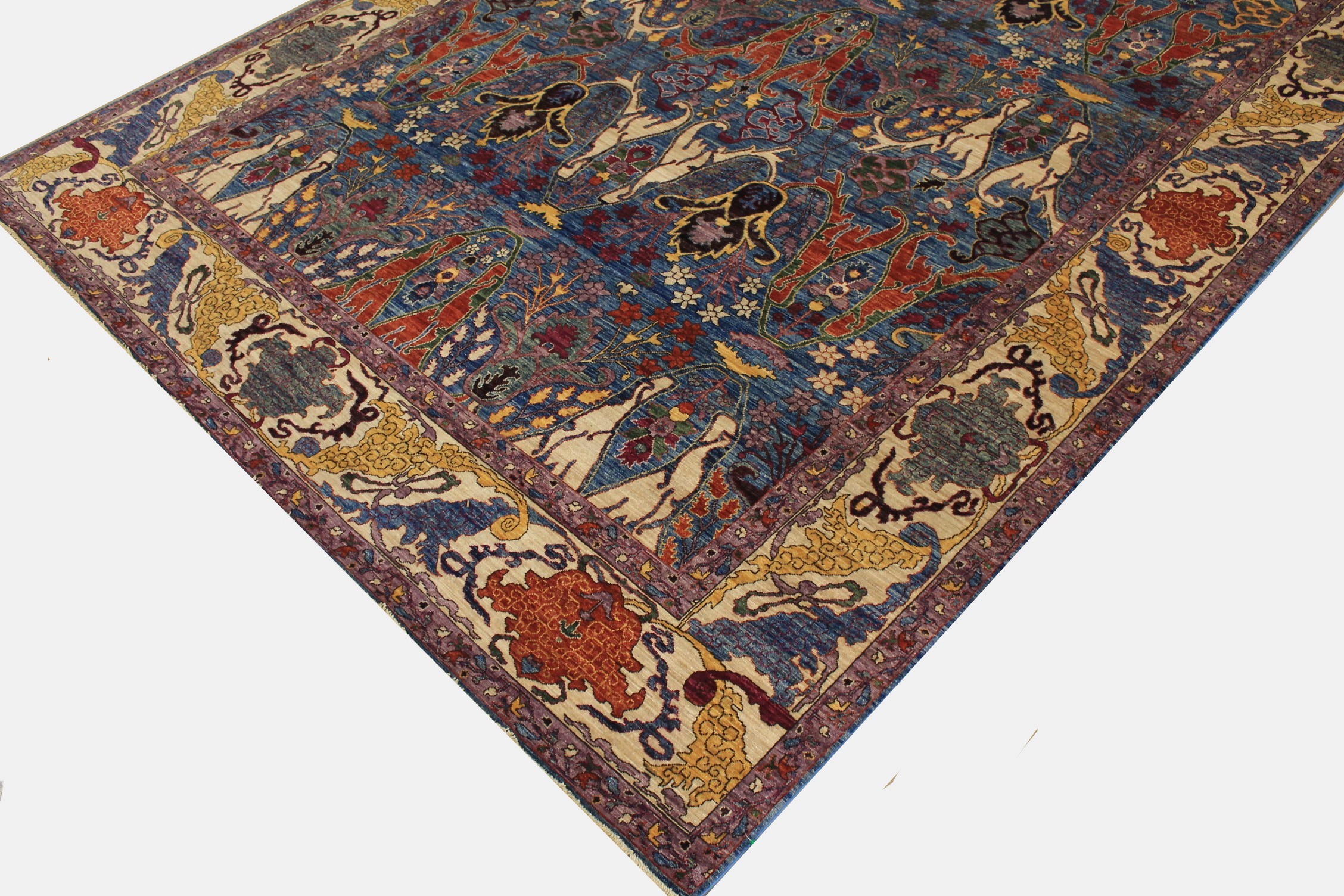 10x14 Antique Revival Hand Knotted Wool Area Rug - MR024991