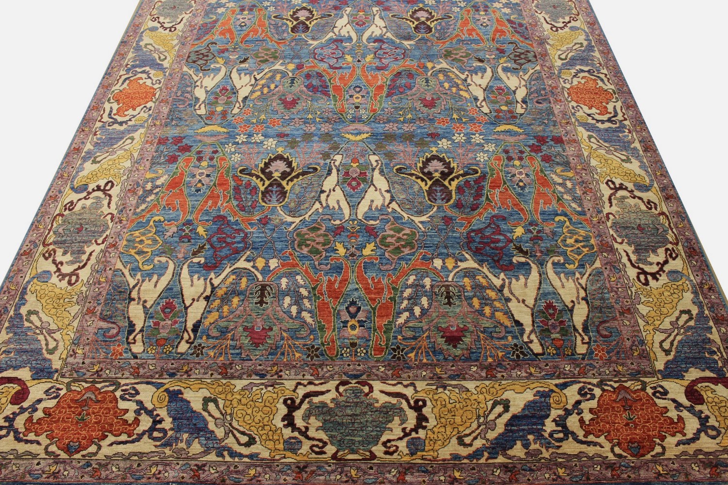 10x14 Antique Revival Hand Knotted Wool Area Rug - MR024991