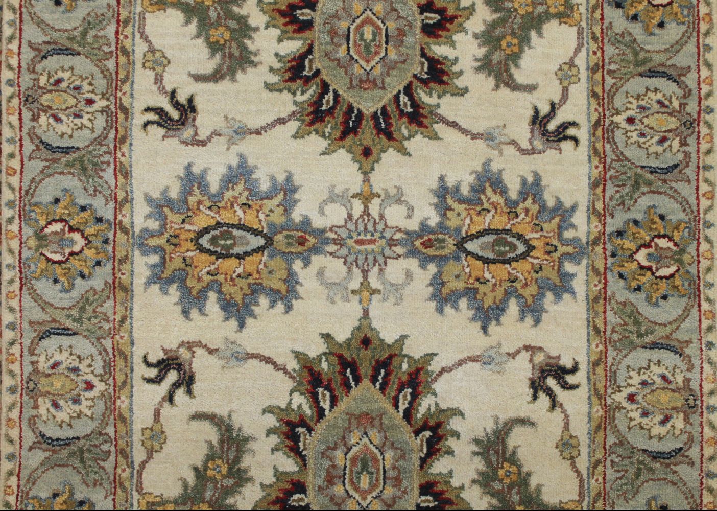 12 ft. Runner Traditional Hand Knotted Wool Area Rug - MR025058