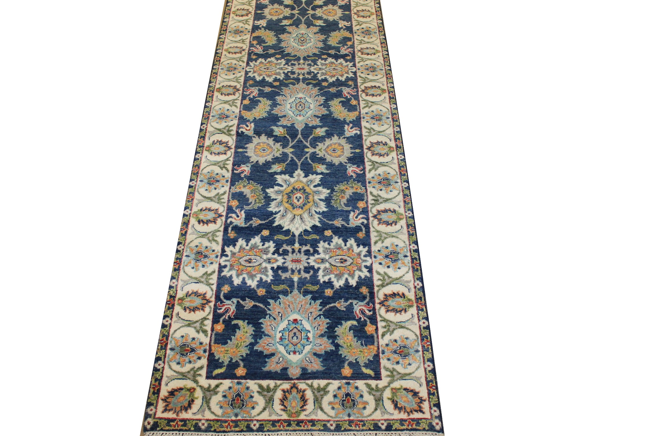 10 ft. Runner Traditional Hand Knotted Wool Area Rug - MR025068