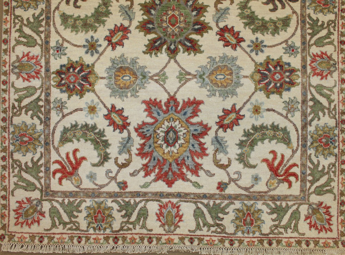 Wide Runner Traditional Hand Knotted Wool Area Rug - MR025070