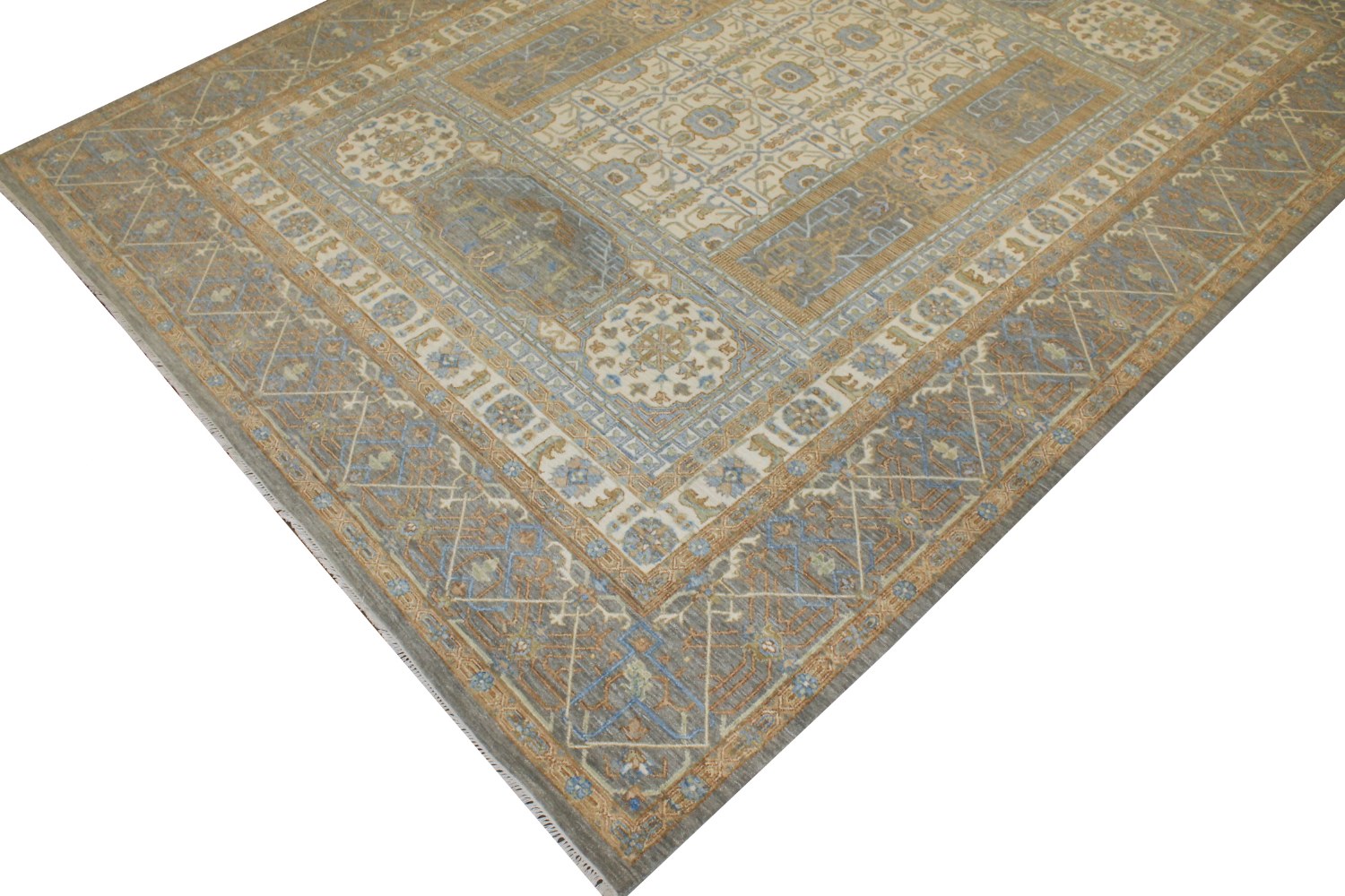 9x12 Traditional Hand Knotted Wool Area Rug - MR025107