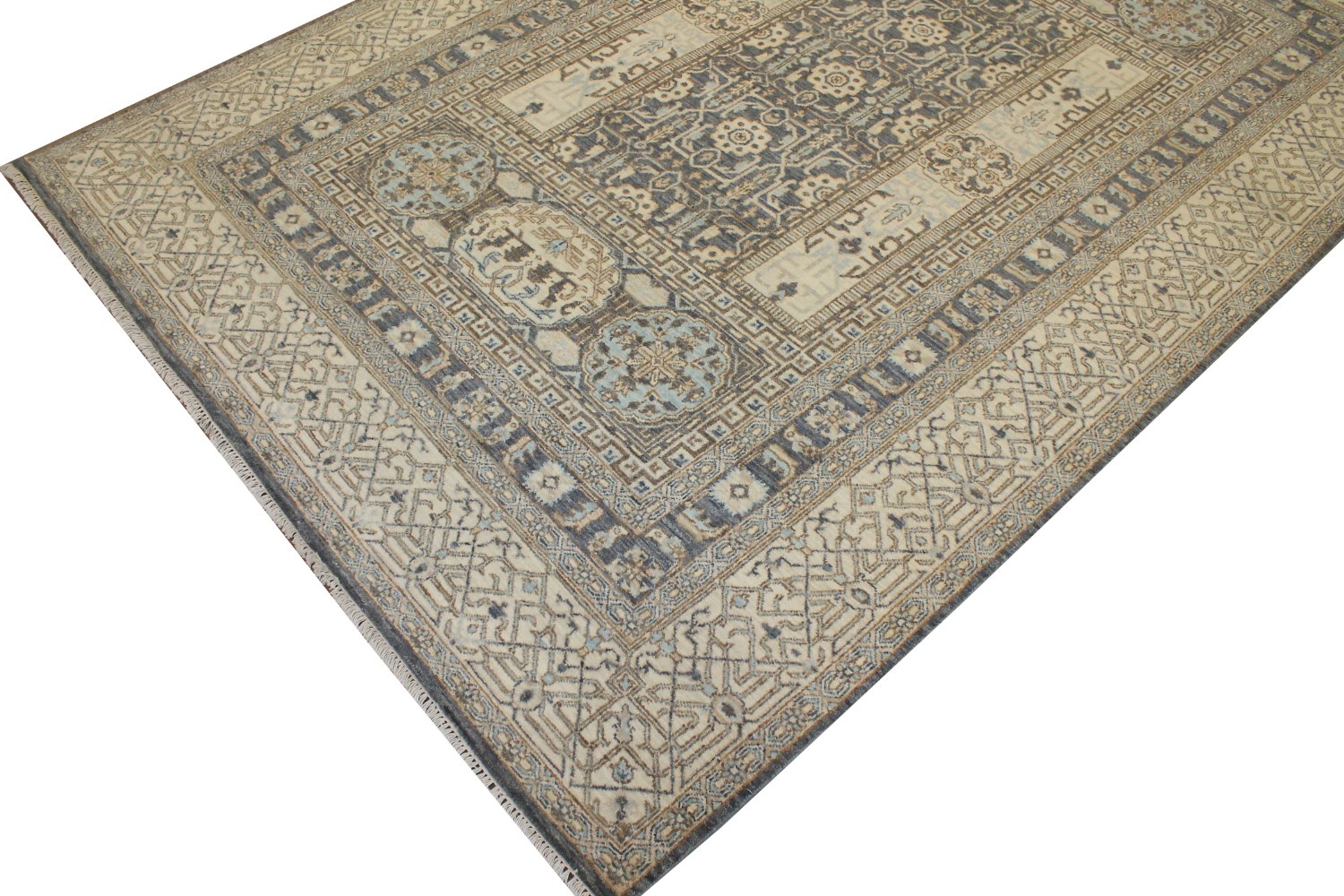 6x9 Traditional Hand Knotted Wool Area Rug - MR025110