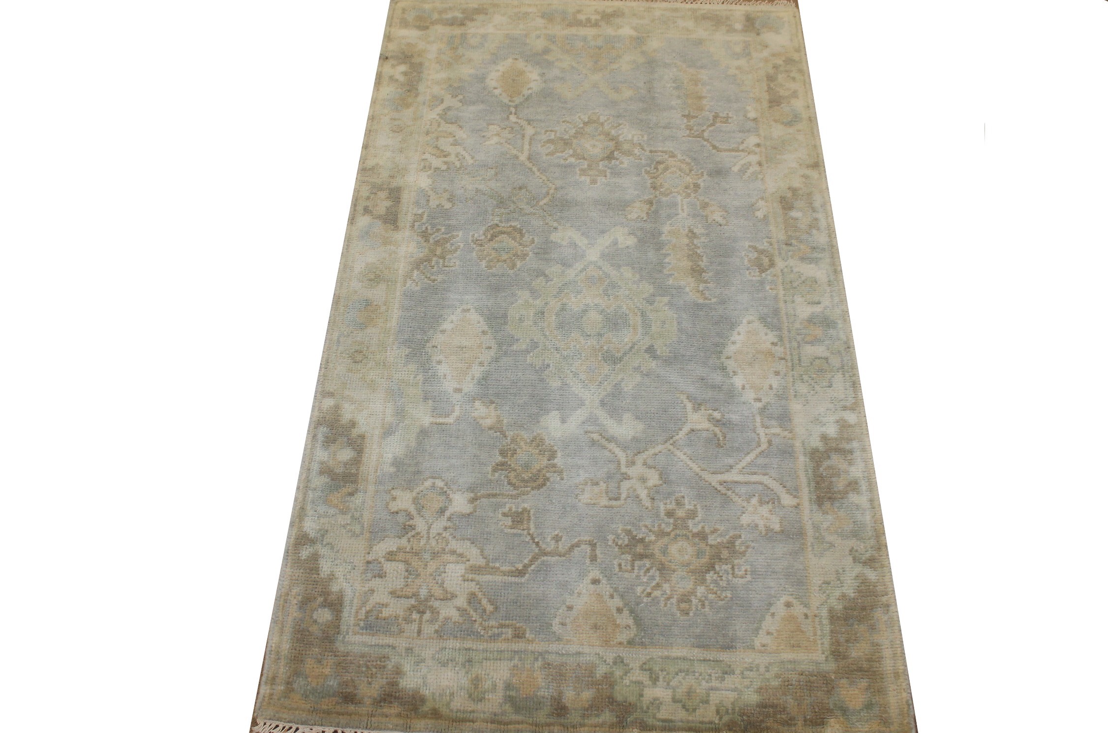 3x5 Oushak Hand Knotted Wool Area Rug - MR025148
