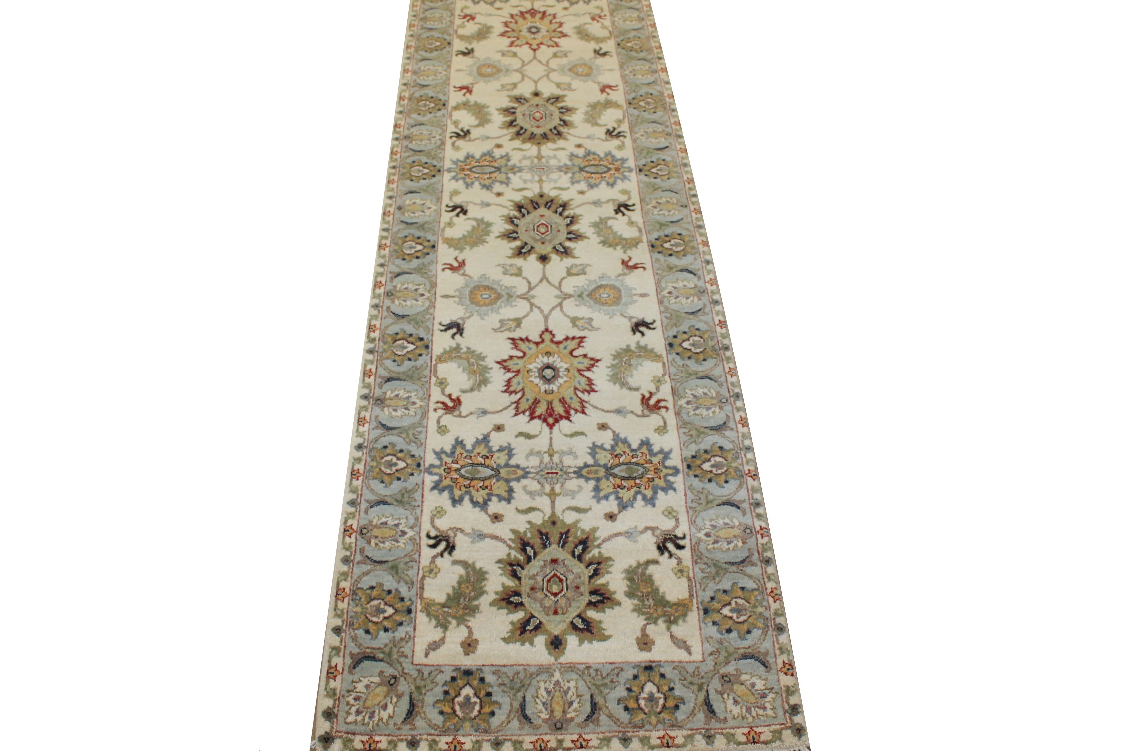 10 ft. Runner Traditional Hand Knotted Wool Area Rug - MR025218