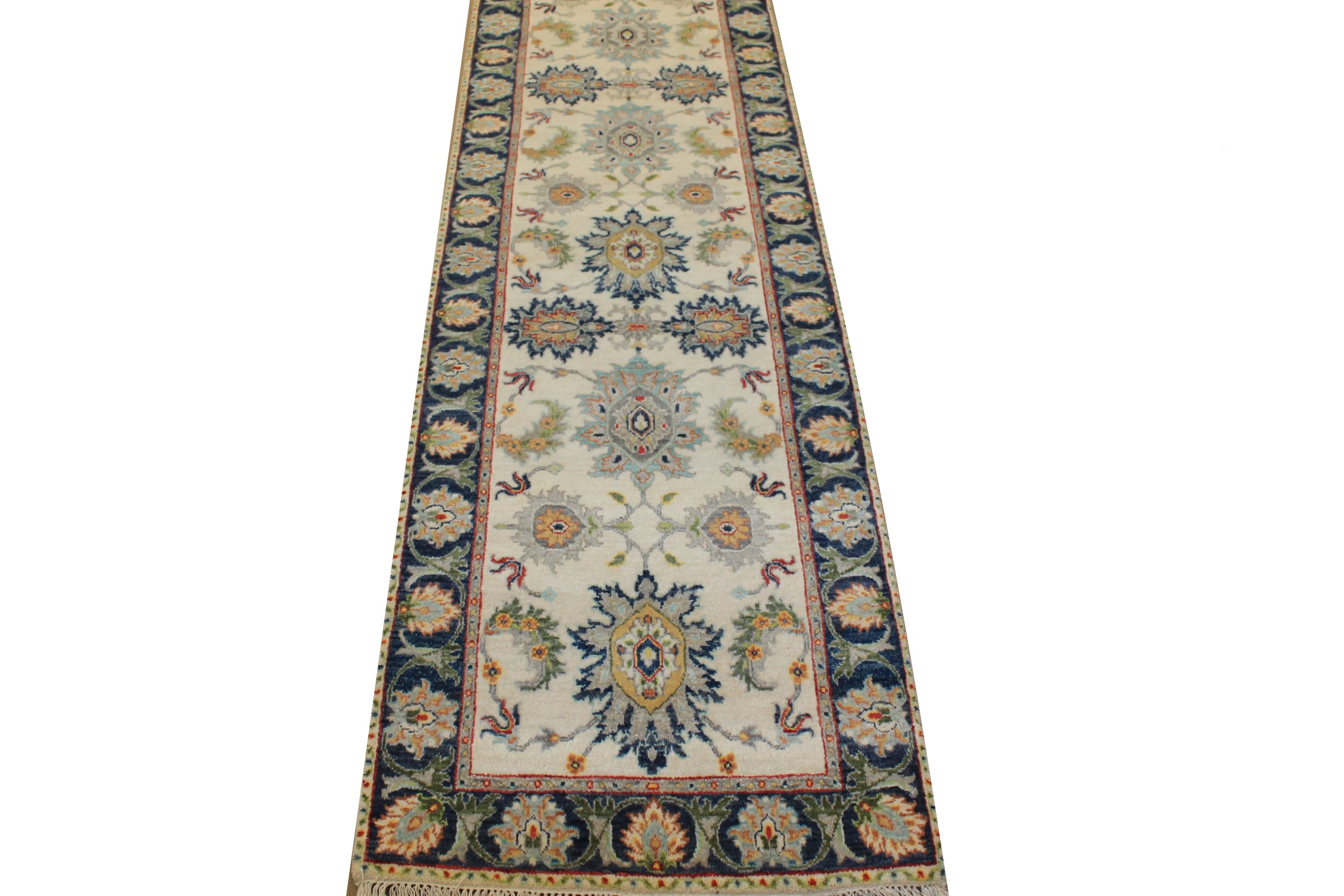 12 ft. Runner Traditional Hand Knotted Wool Area Rug - MR025258