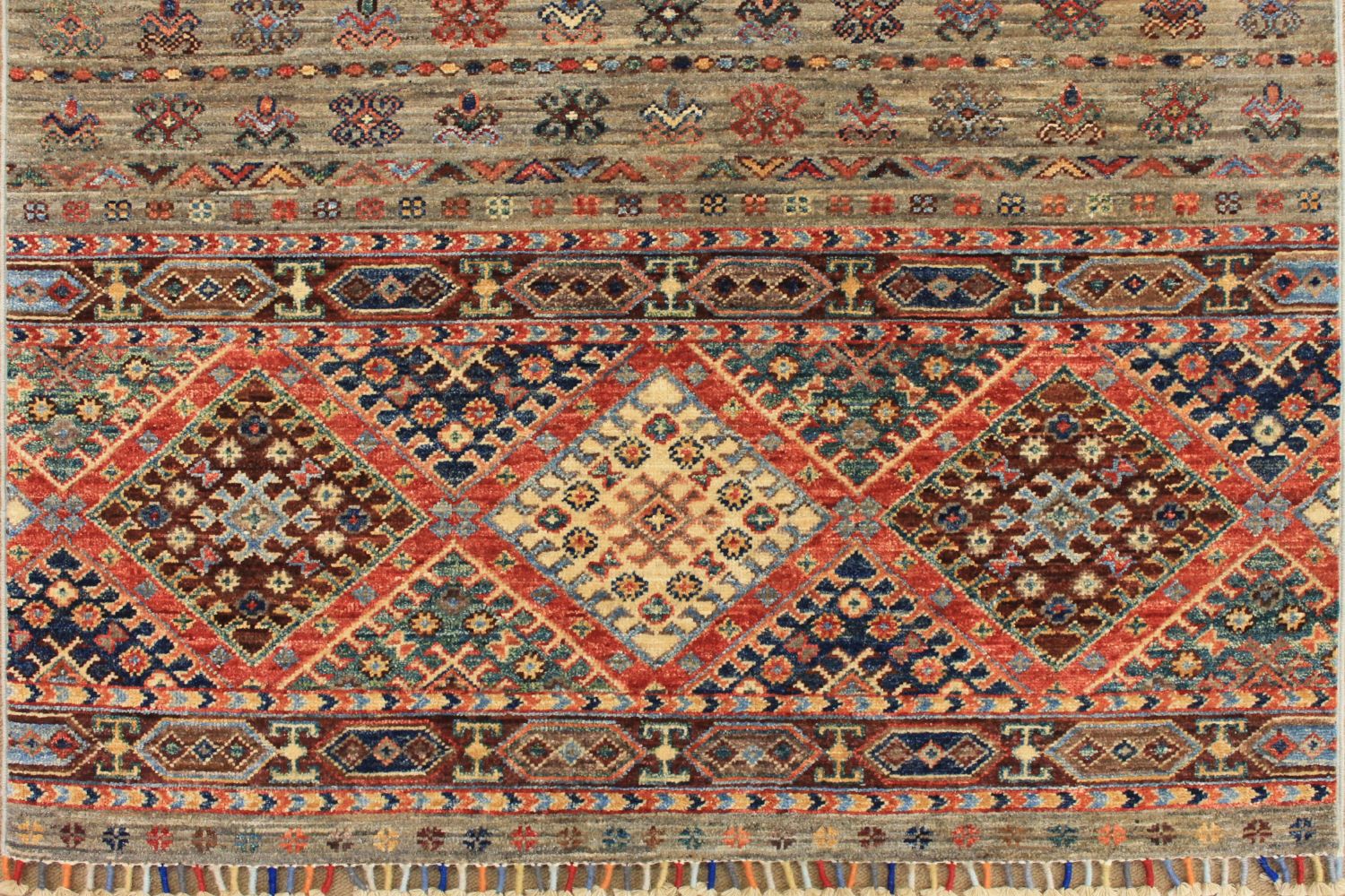 3x5  Hand Knotted Wool Area Rug - MR025299