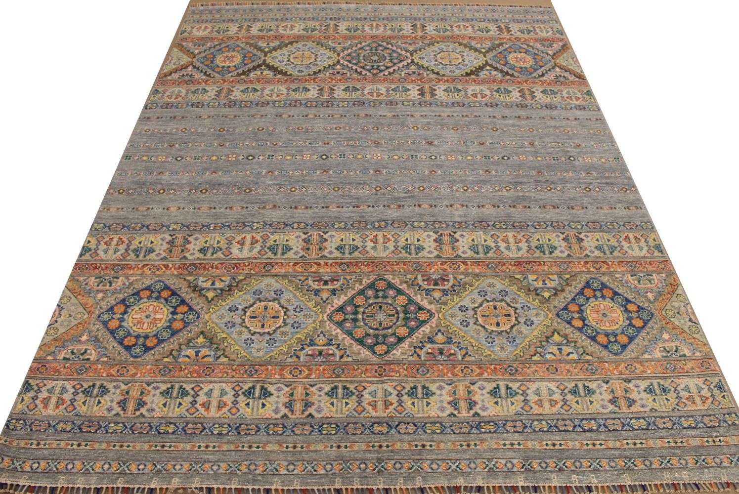 9x12  Hand Knotted Wool Area Rug - MR025315