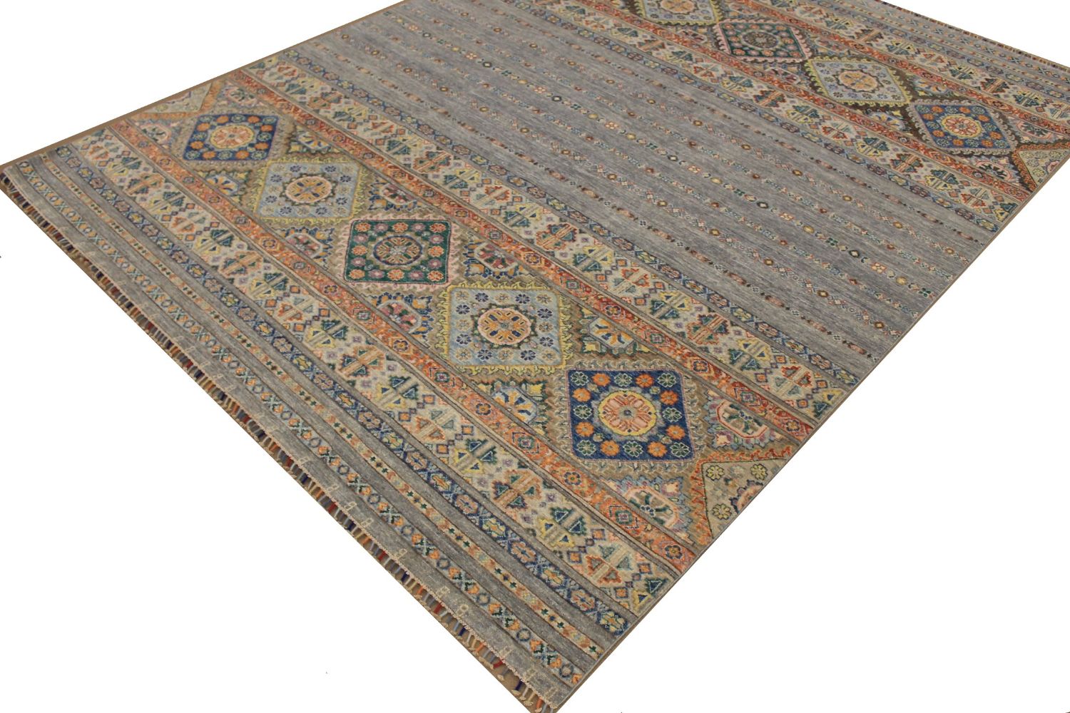 9x12  Hand Knotted Wool Area Rug - MR025315