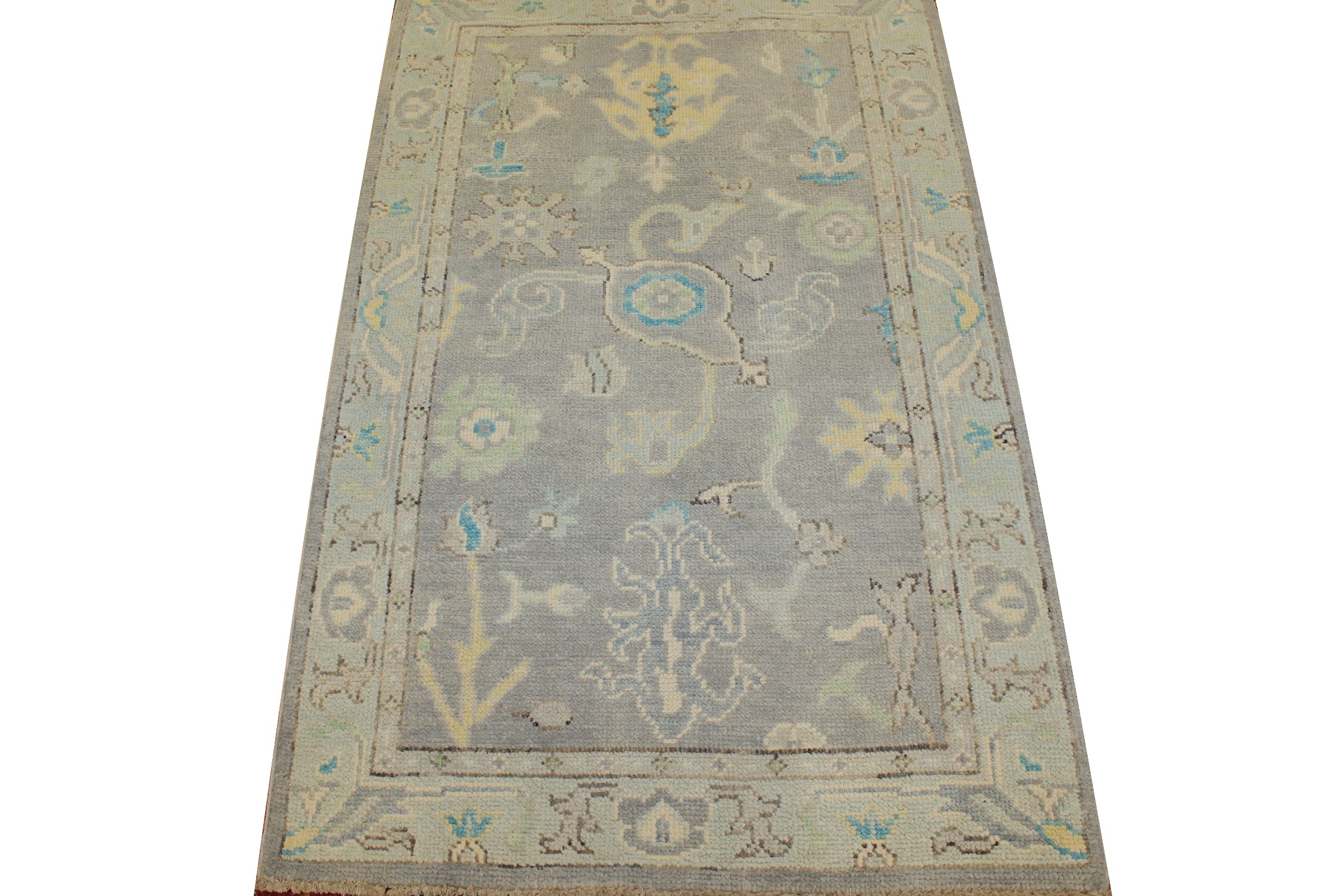 3x5 Oushak Hand Knotted Wool Area Rug - MR025334