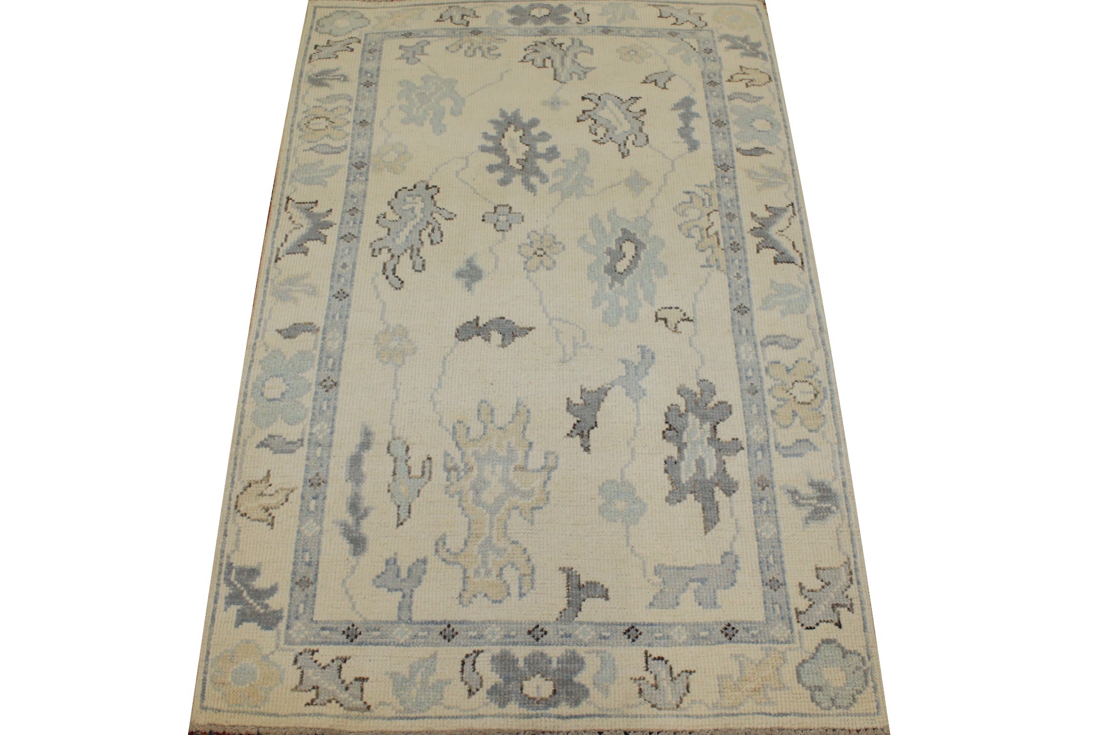 3x5 Oushak Hand Knotted Wool Area Rug - MR025335
