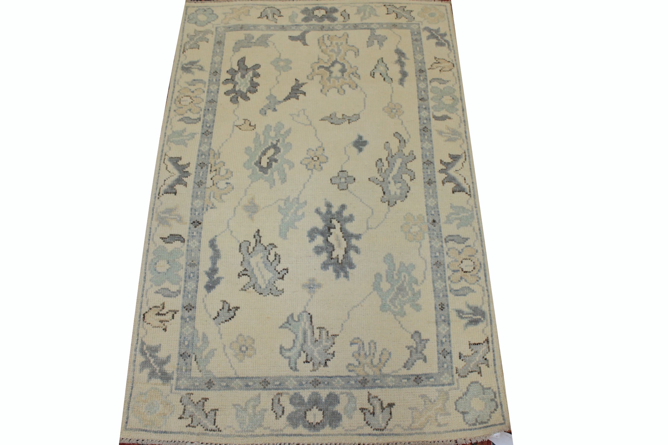 3x5 Oushak Hand Knotted Wool Area Rug - MR025336