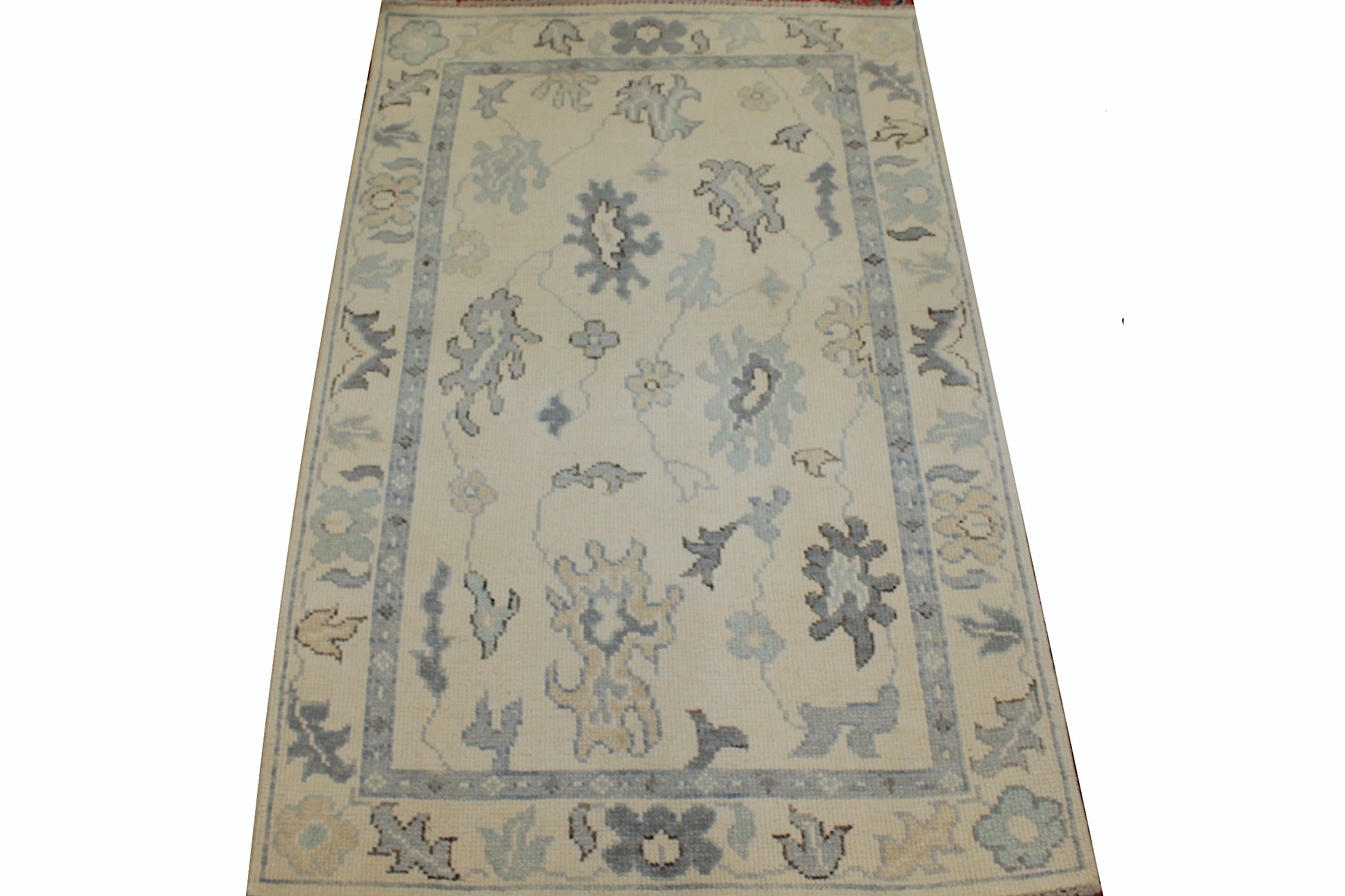 3x5 Oushak Hand Knotted Wool Area Rug - MR025336