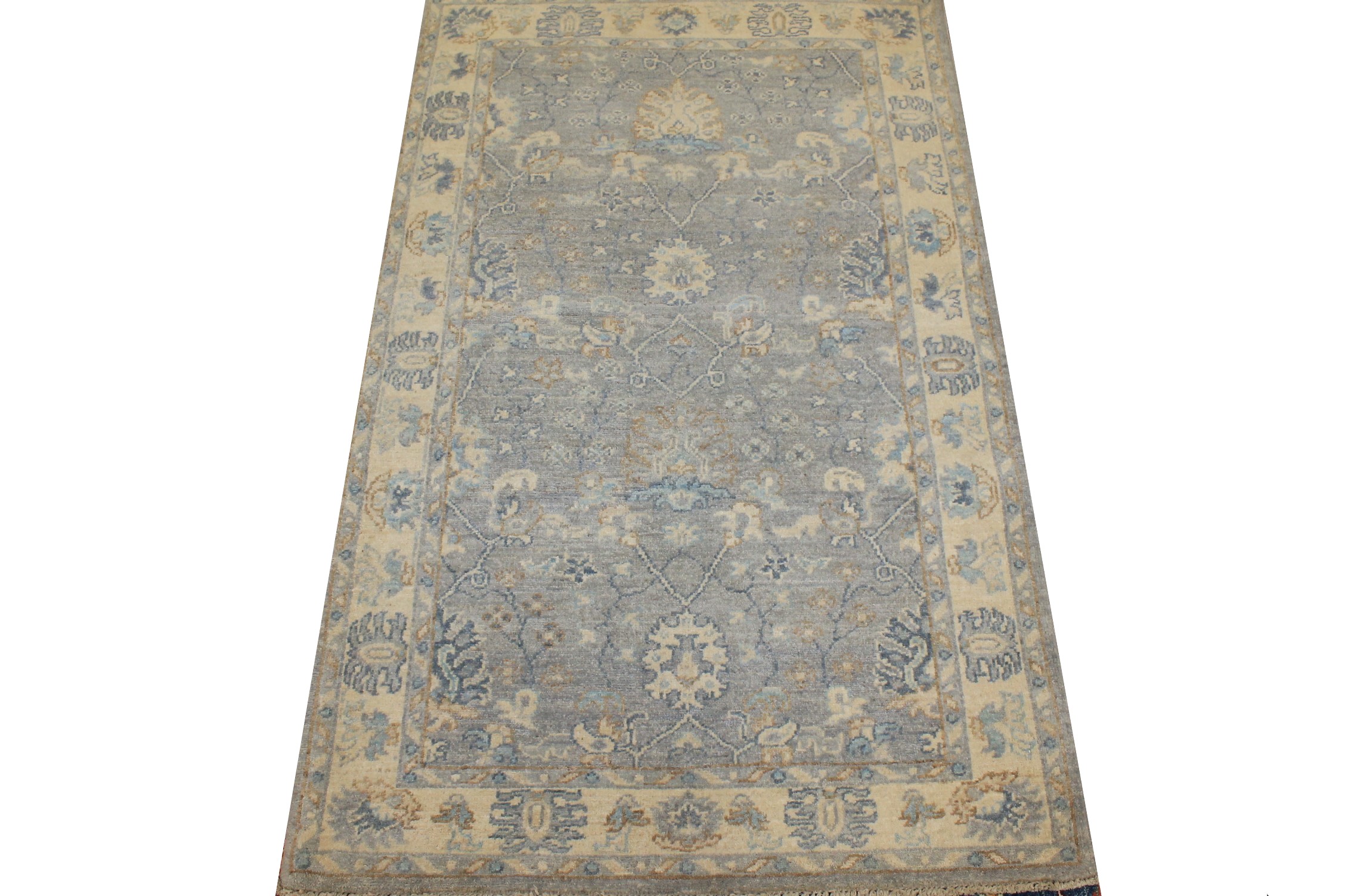 3x5 Peshawar Hand Knotted Wool Area Rug - MR025347