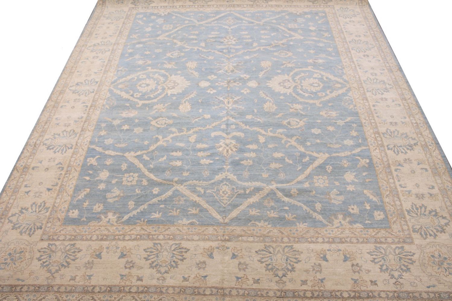OVERSIZE Oushak Hand Knotted Wool Area Rug - MR025369