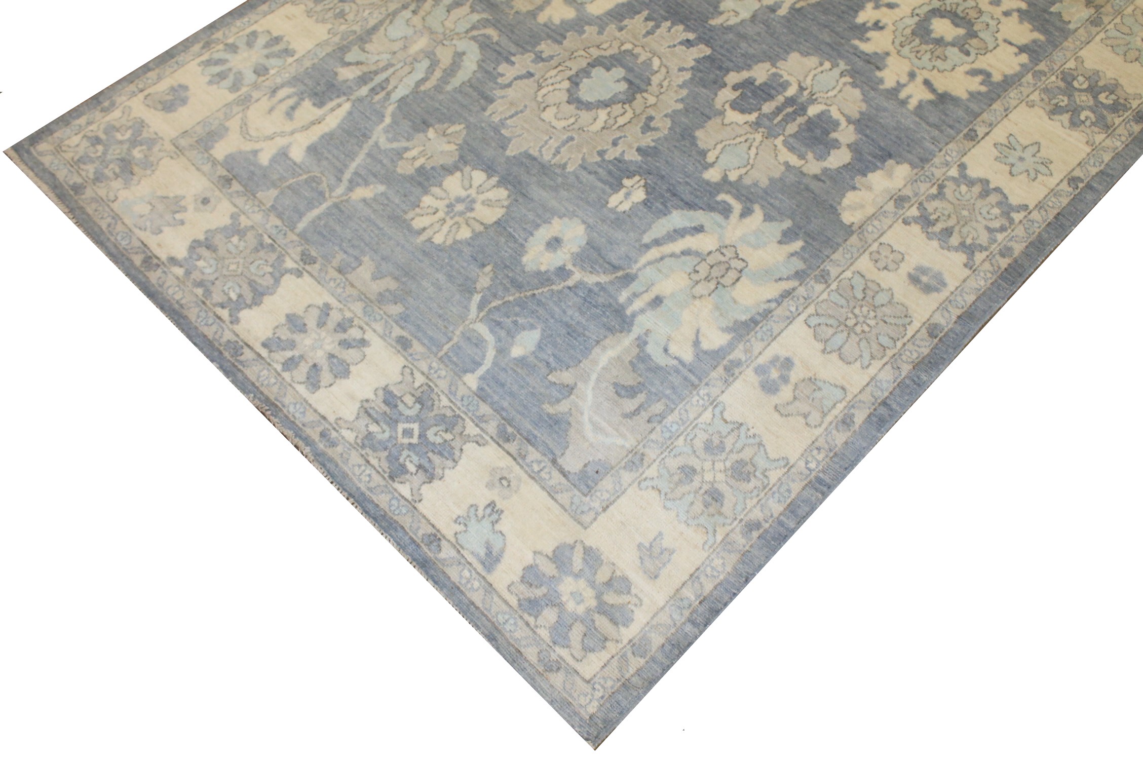 6x9 Oushak Hand Knotted Wool Area Rug - MR025425