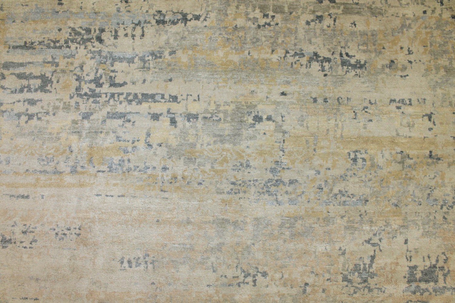 9x12 Modern Hand Knotted Wool & Viscose Area Rug - MR025452