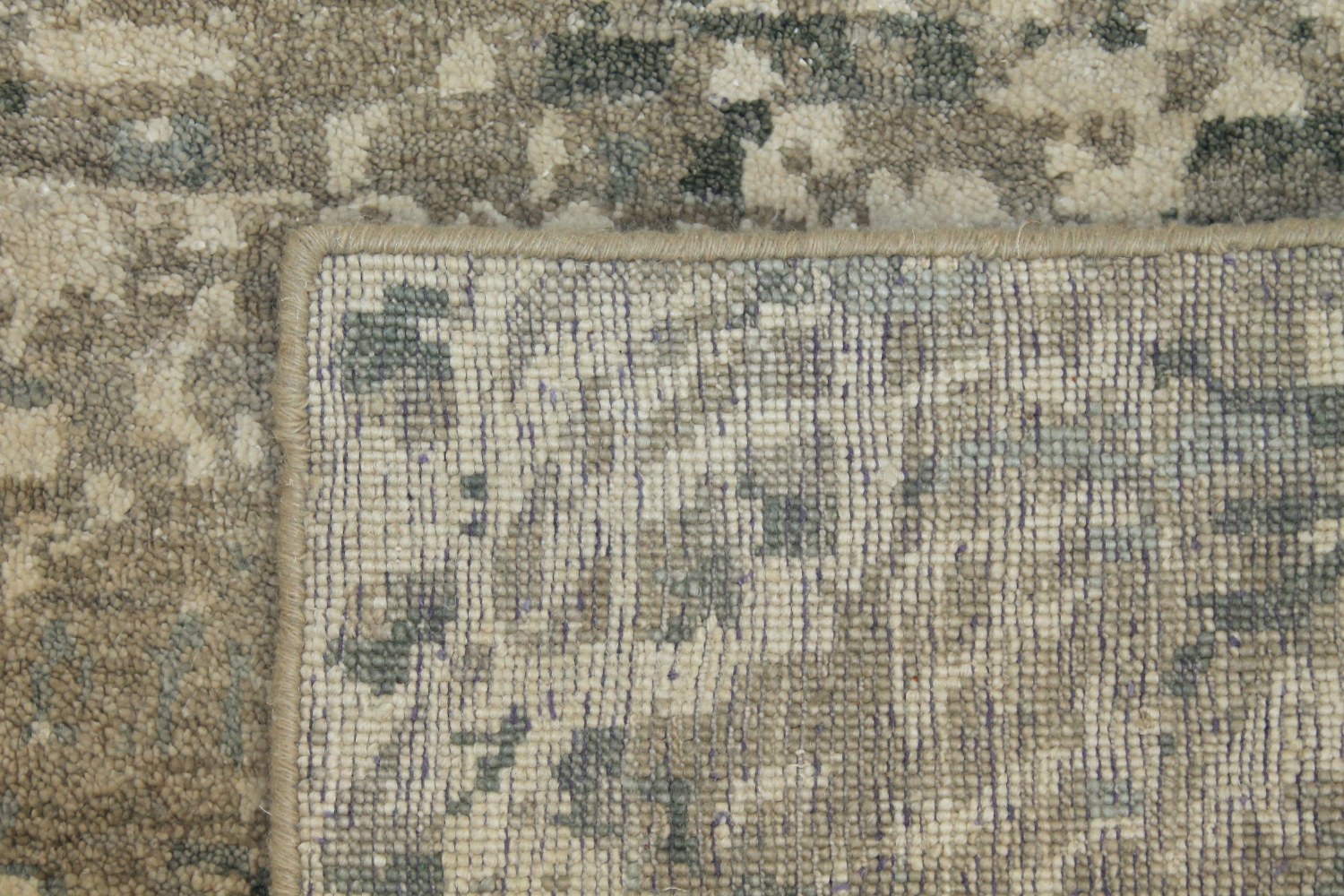 4x6 Modern Hand Knotted Wool & Viscose Area Rug - MR025456