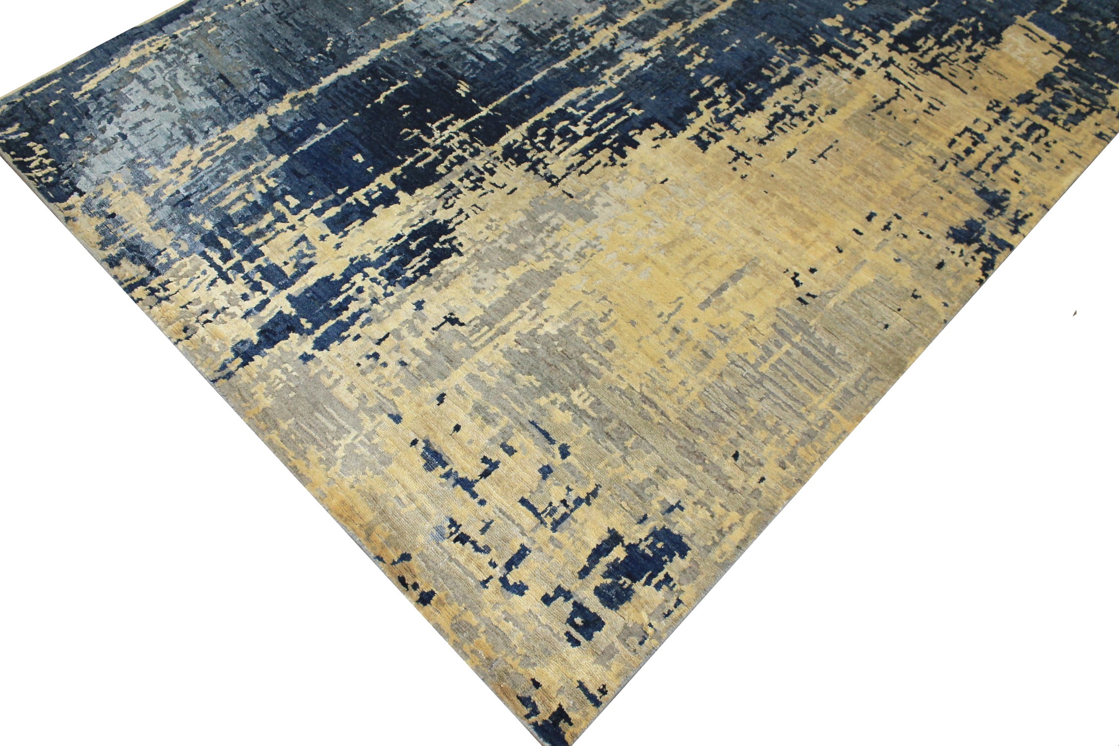 5x7/8 Modern Hand Knotted Wool & Viscose Area Rug - MR025459