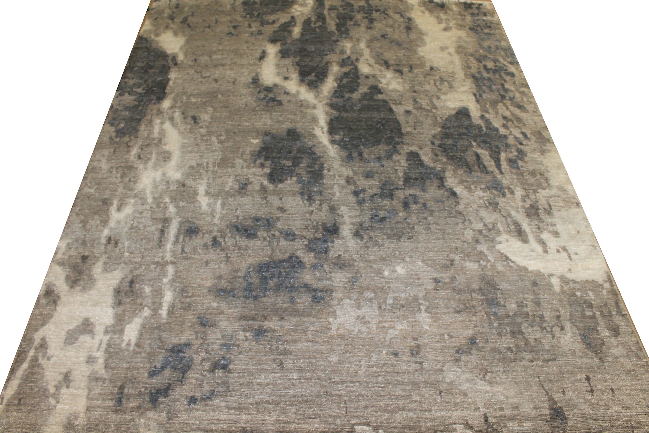 8x10 Modern Hand Knotted Wool & Viscose Area Rug - MR025548