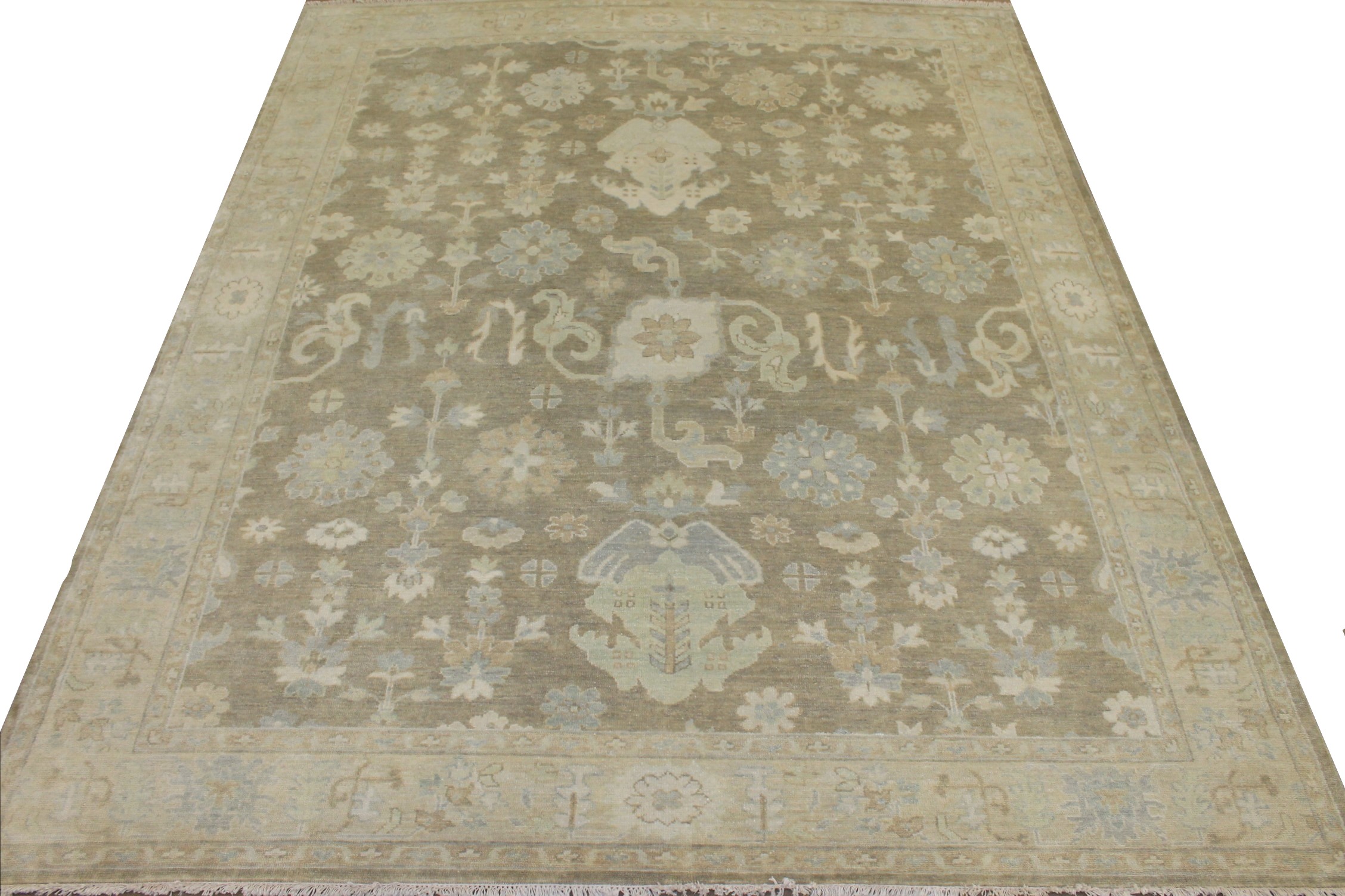 8x10 Oushak Hand Knotted Wool Area Rug - MR025554