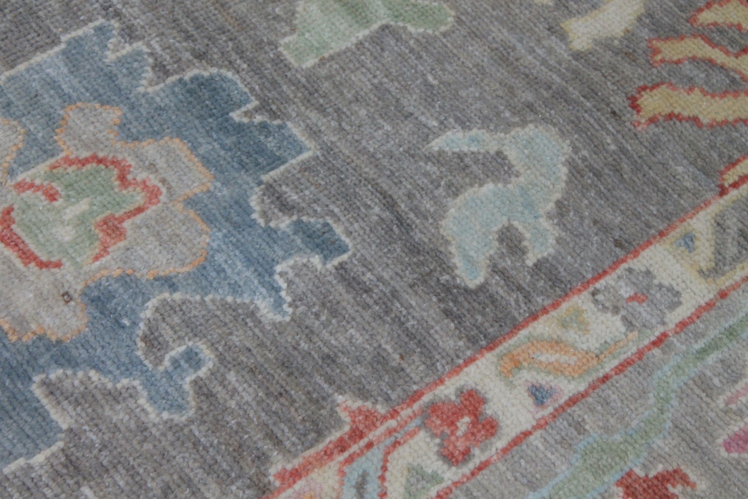 6x9 Oushak Hand Knotted Wool Area Rug - MR025713