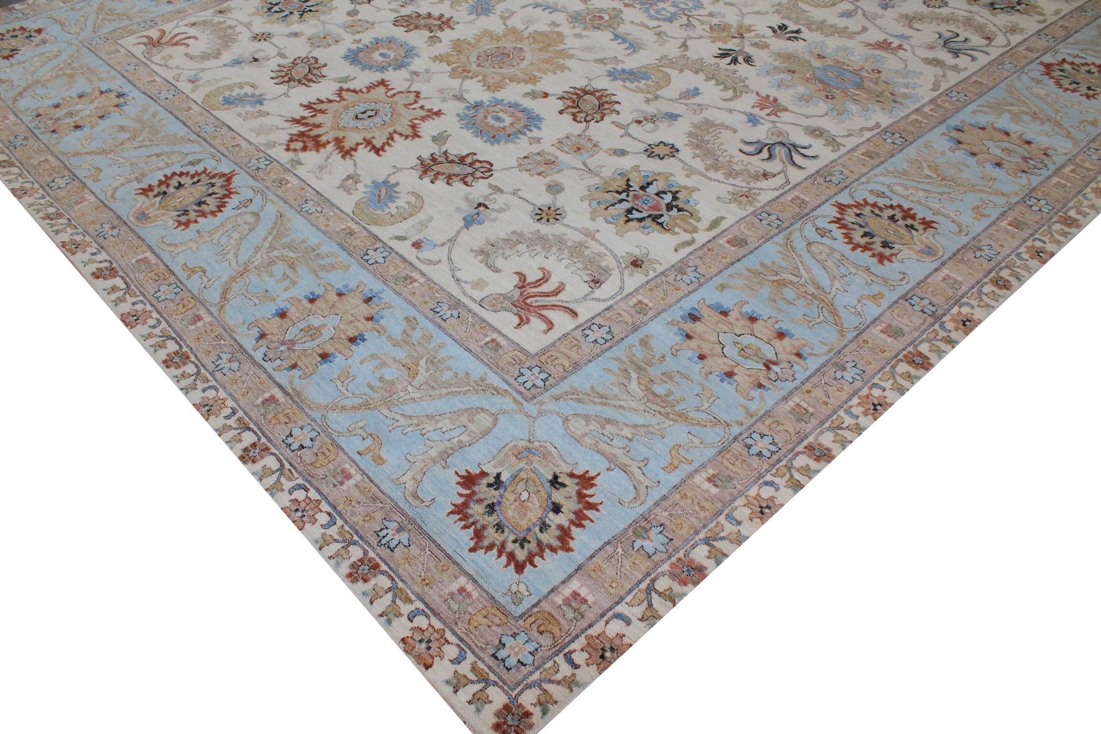 OVERSIZE Traditional Hand Knotted Wool Area Rug - MR025807