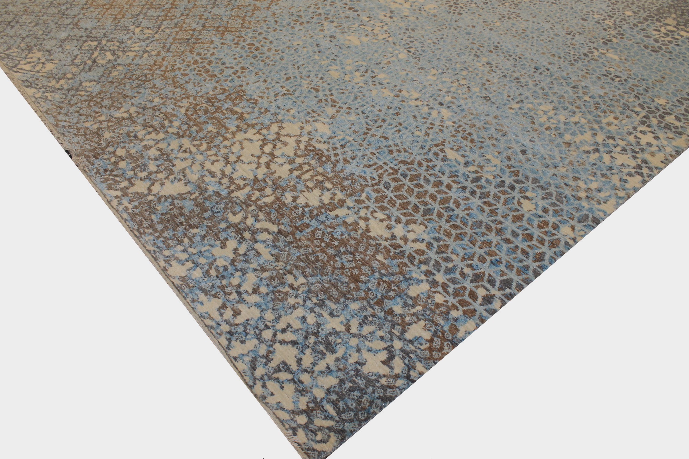 9x12 Transitional Hand Knotted Wool Area Rug - MR025811