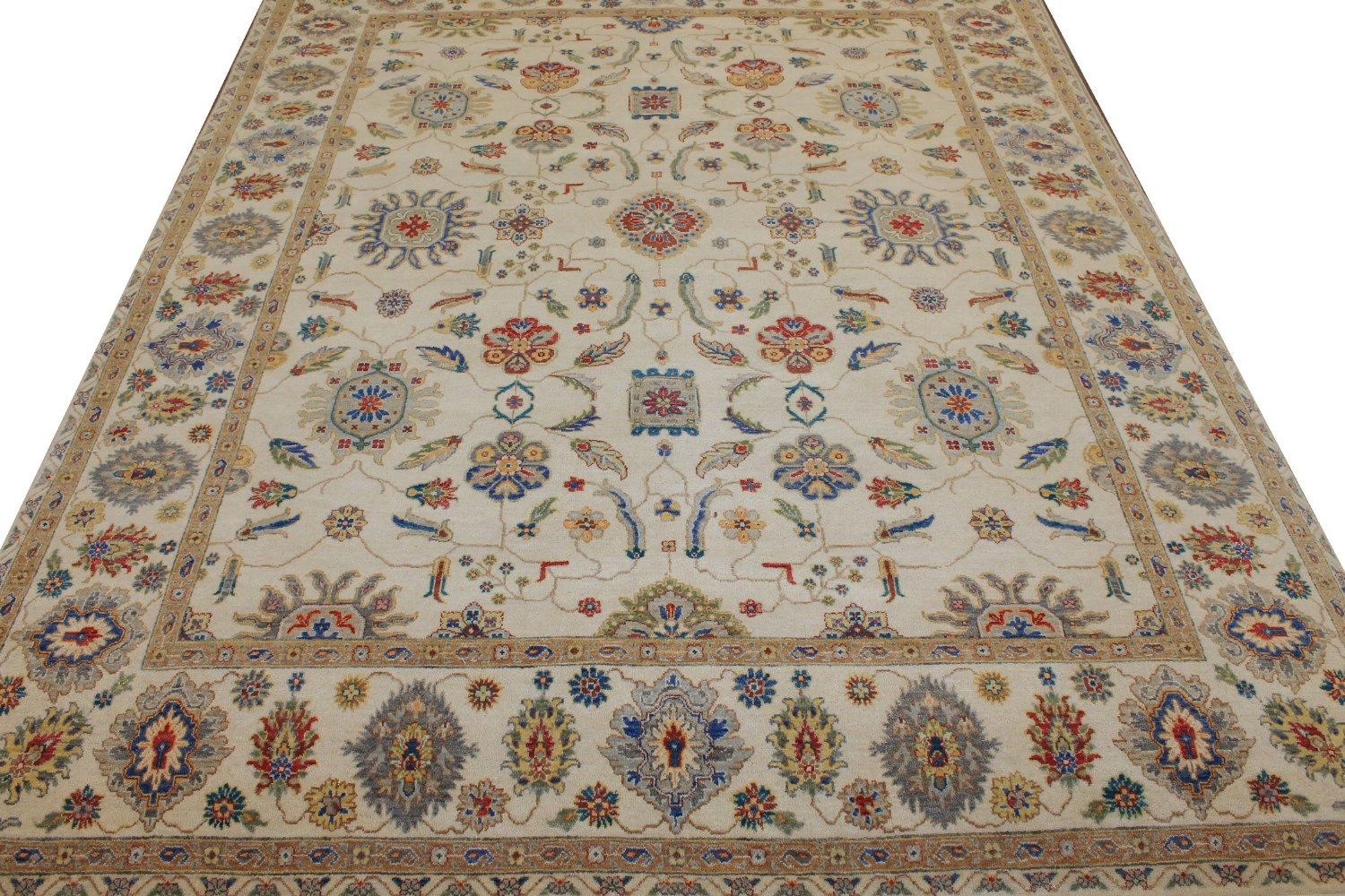 8x10 Traditional Hand Knotted Wool Area Rug - MR025822