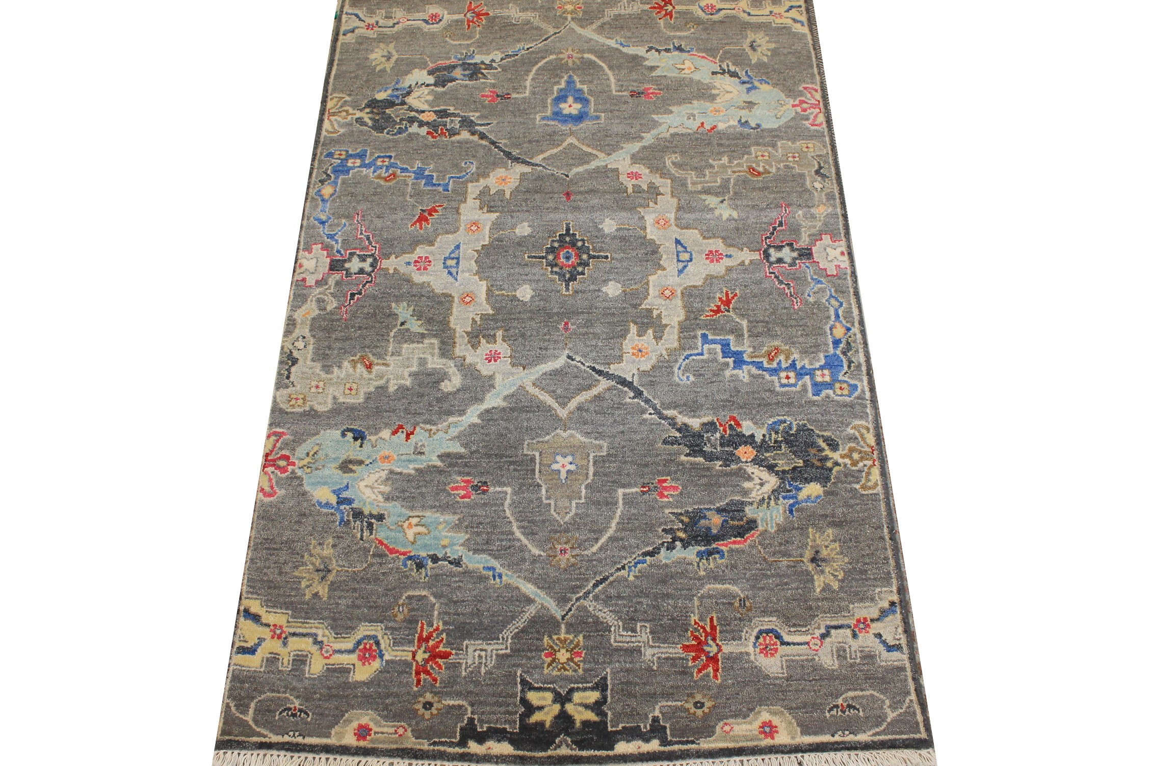 3x5 Traditional Hand Knotted Wool Area Rug - MR025855