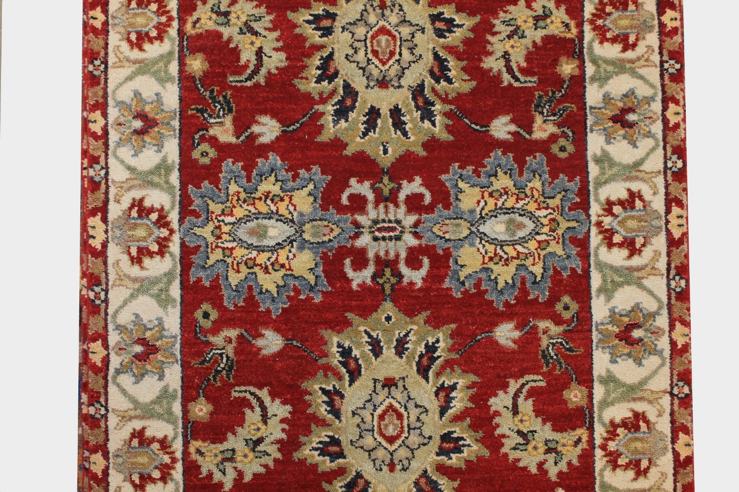 6 ft. Runner Traditional Hand Knotted Wool Area Rug - MR025866