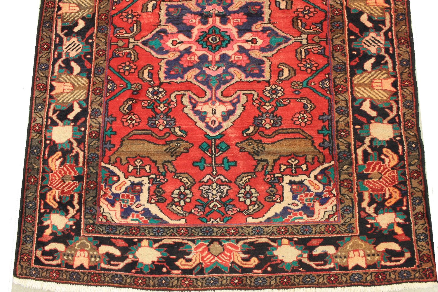 5x7/8 Vintage Hand Knotted Wool Area Rug - MR025882