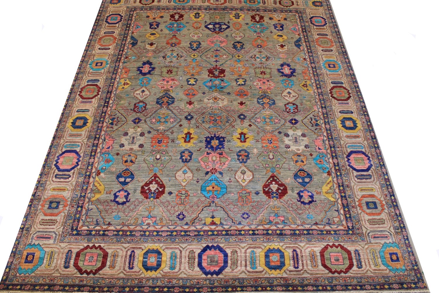 9x12 Aryana & Antique Revivals Hand Knotted Wool Area Rug - MR025885
