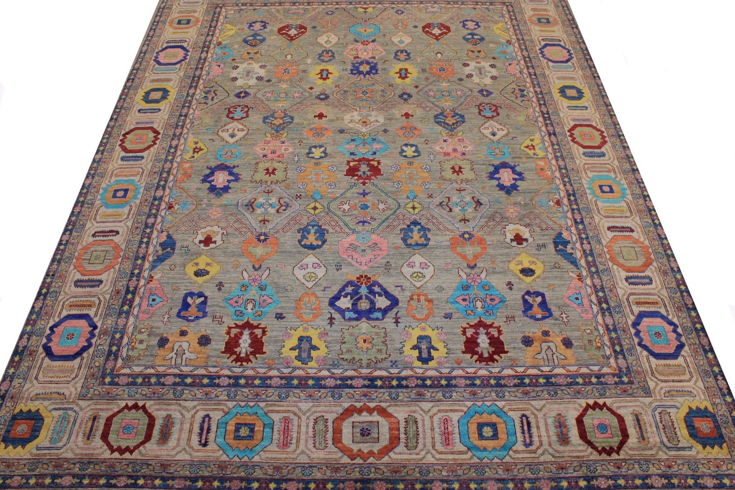 9x12 Aryana & Antique Revivals Hand Knotted Wool Area Rug - MR025885