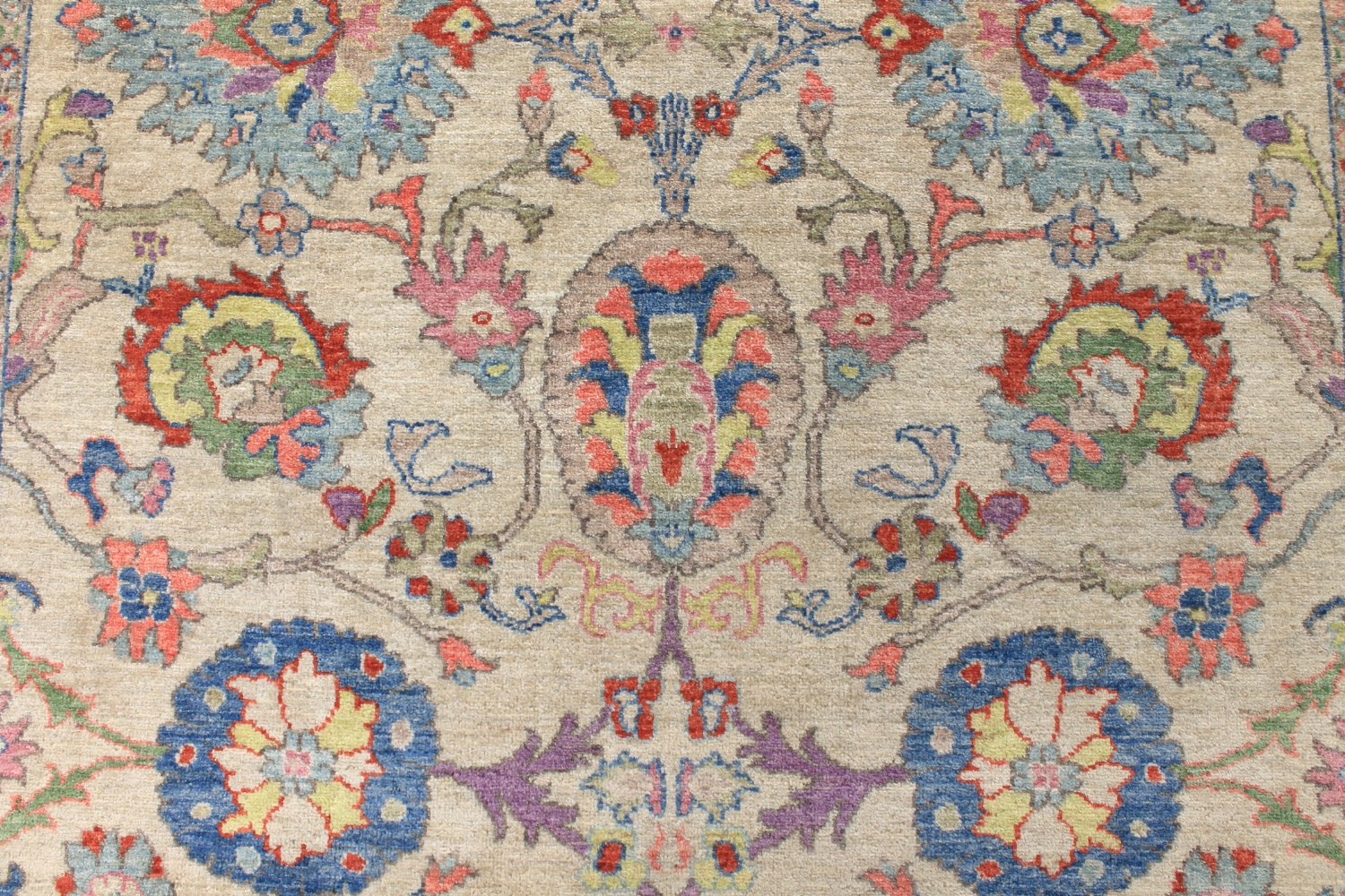 6x9 Oushak Hand Knotted Wool Area Rug - MR025907