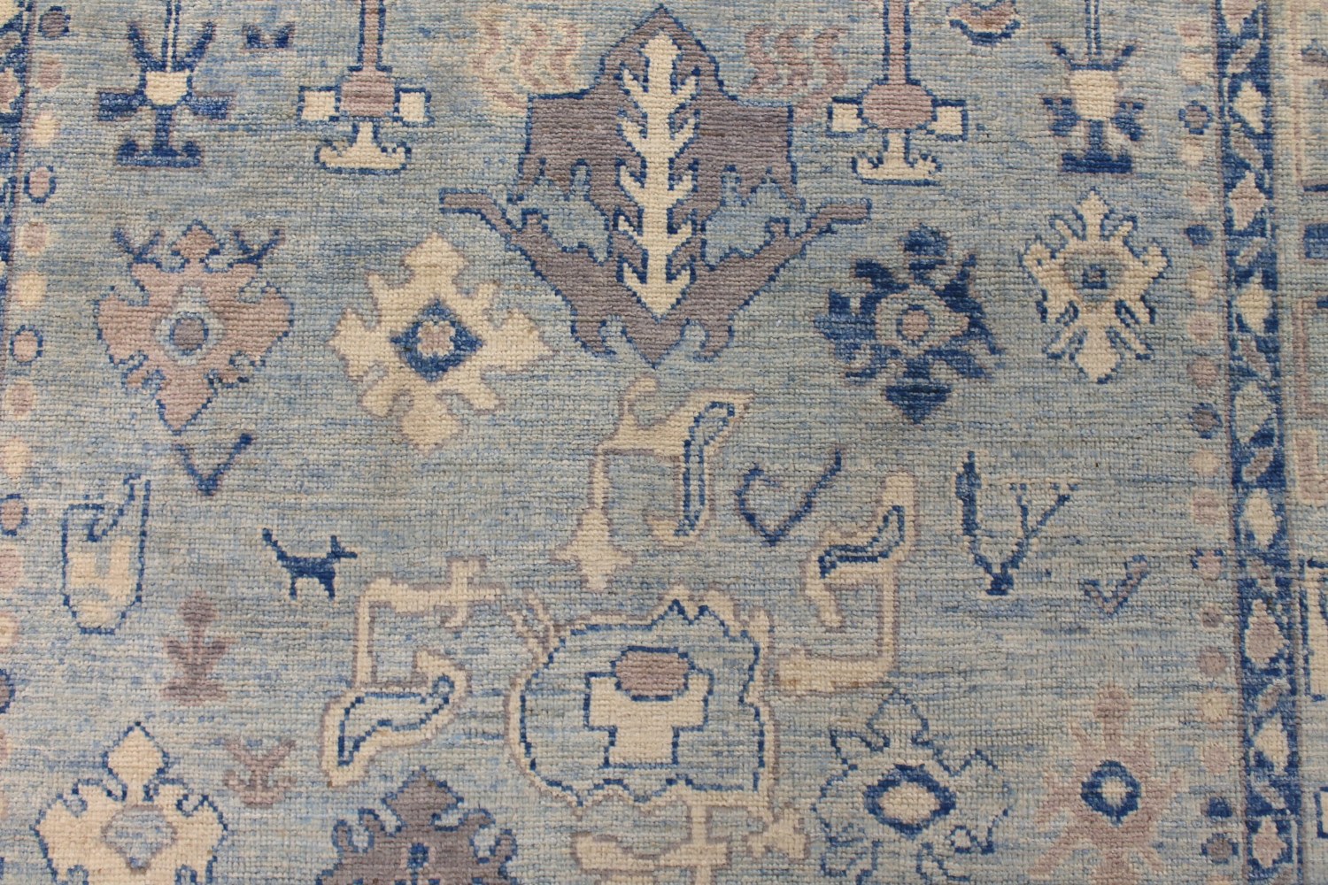 6x9 Oushak Hand Knotted Wool Area Rug - MR025908