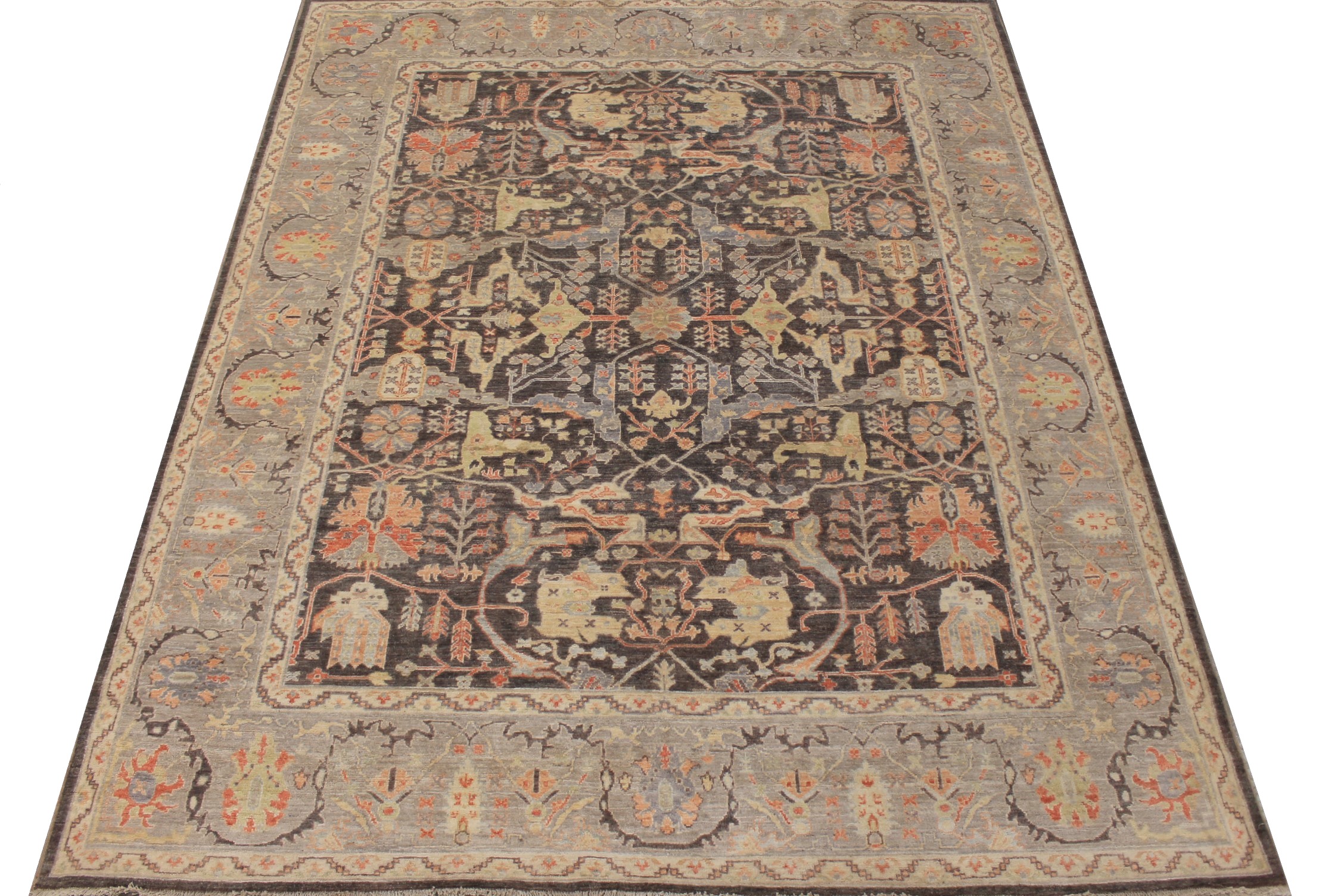 8x10 Oushak Hand Knotted Wool Area Rug - MR025912