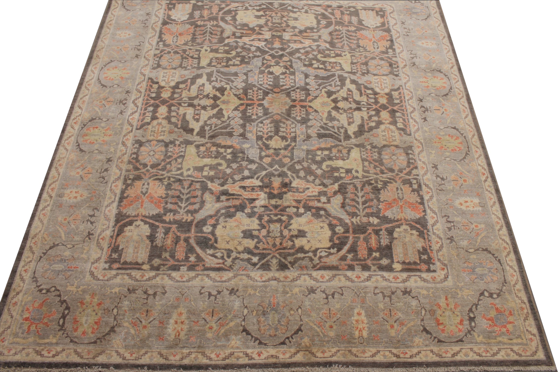 8x10 Oushak Hand Knotted Wool Area Rug - MR025912